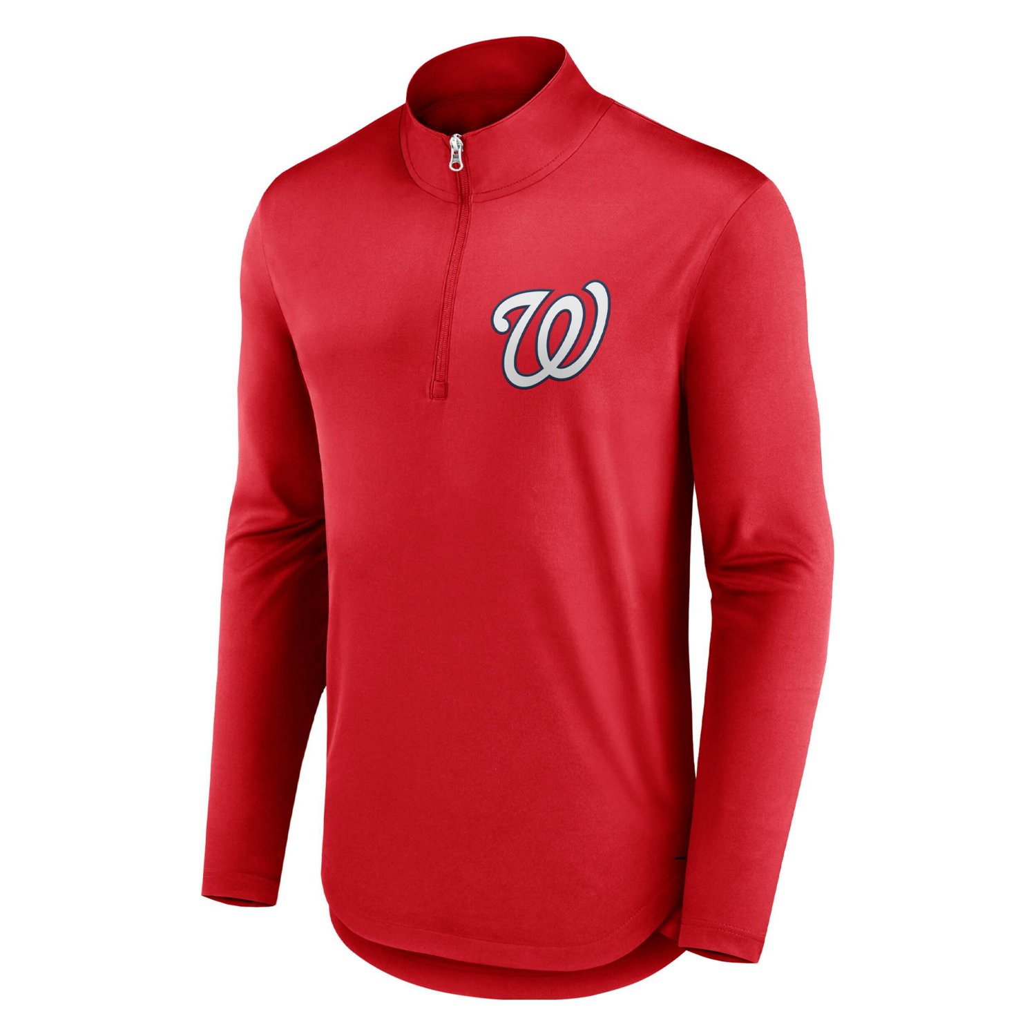 Fanatics Washington Nationals Tough Minded Lightweight Quarter-Zip Pullover - view number 2