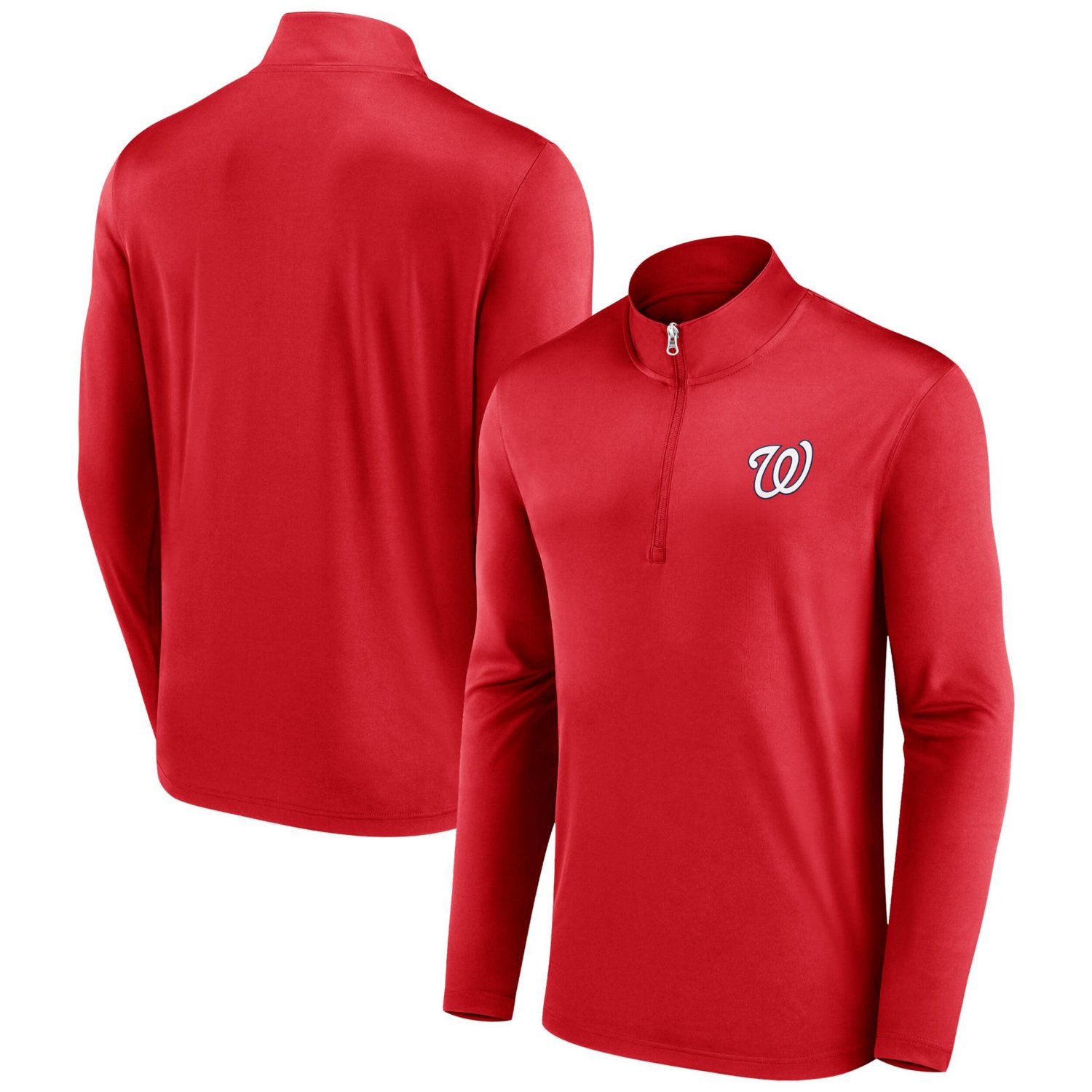 Fanatics Washington Nationals Underdog Mindset Quarter-Zip Top