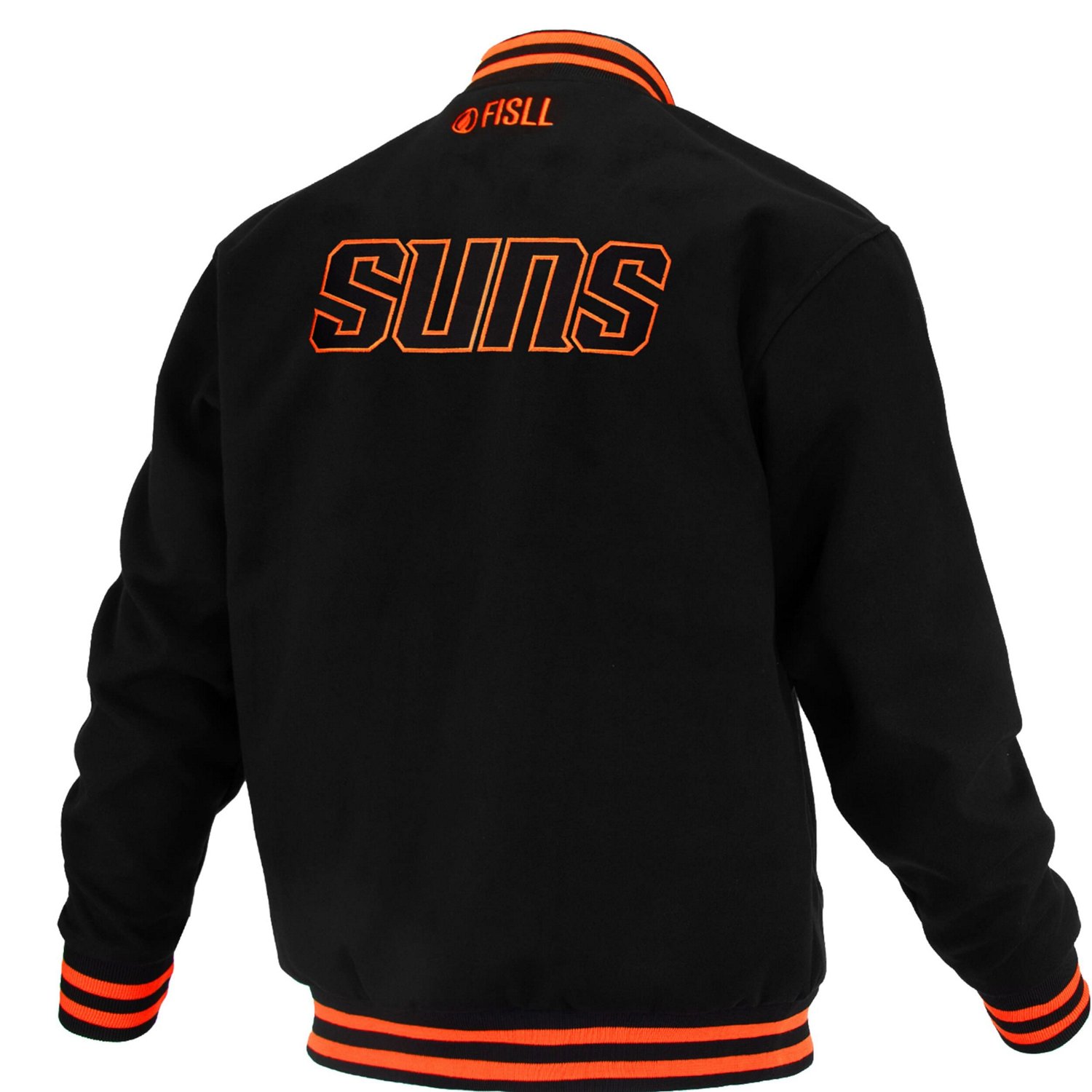 FISLL Adults' Phoenix Suns Logoman Shadow Collection Full Snap Varsity Jacket - view number 3