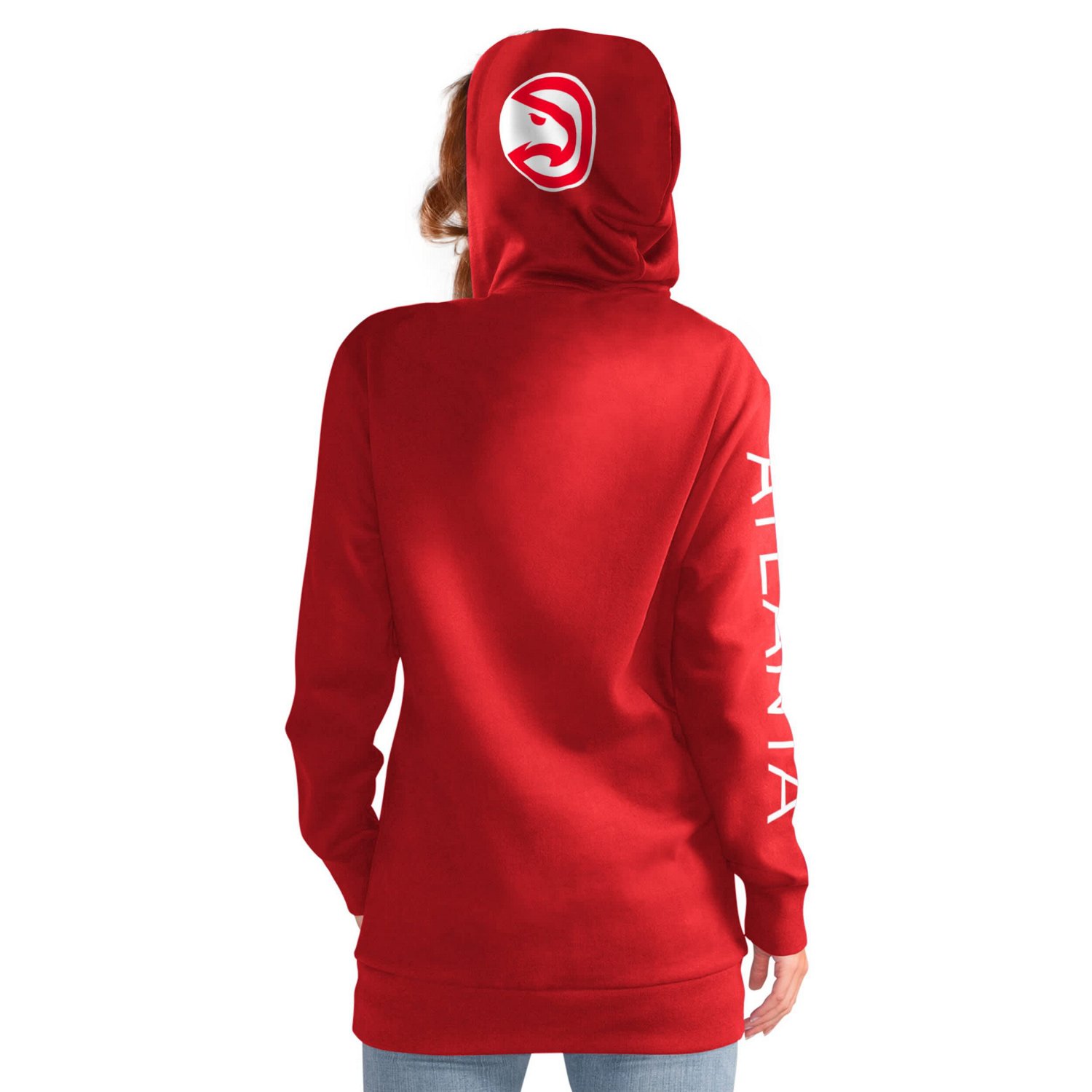 G-III 4Her by Carl Banks Atlanta Hawks Base Coach Pullover Hoodie                                                                - view number 2