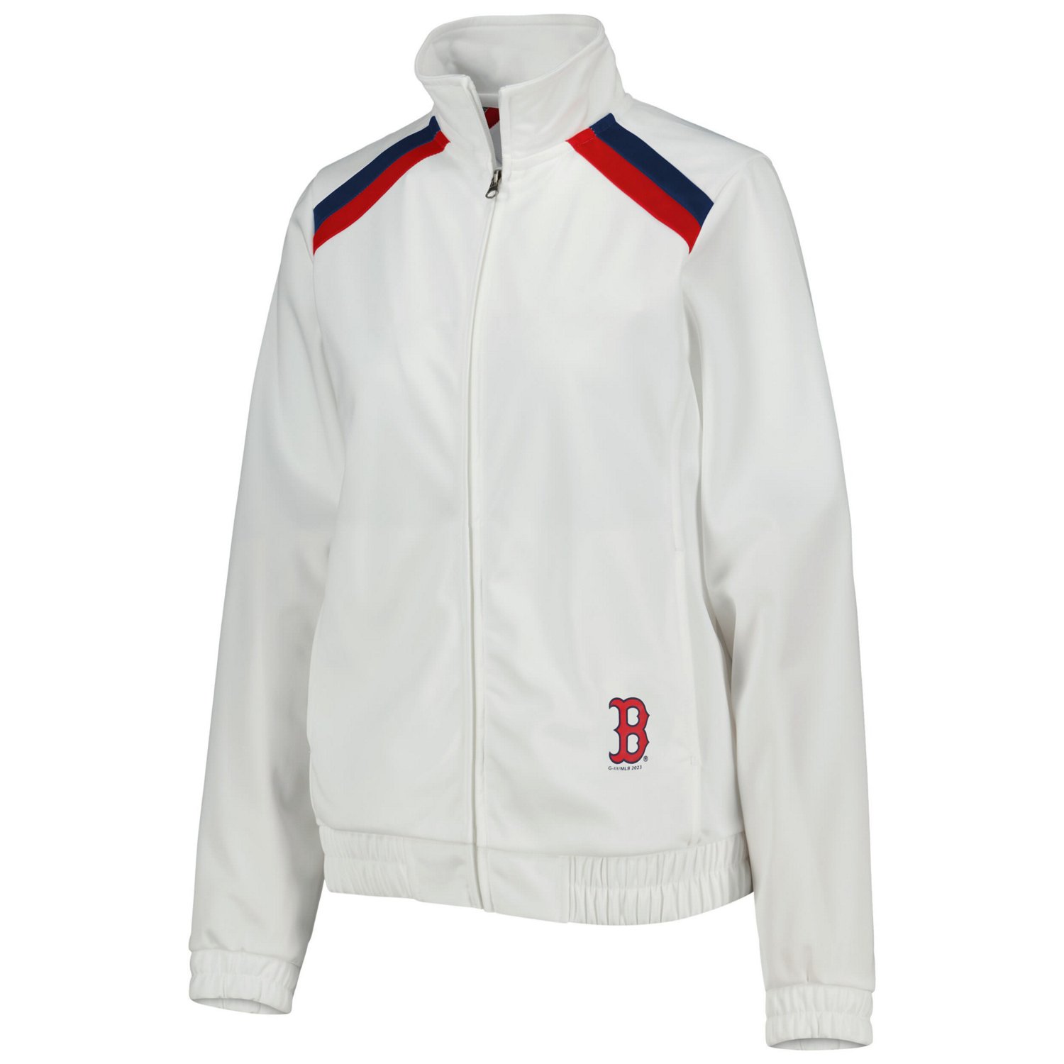 G-III 4Her by Carl Banks Boston Red Sox Red Flag Full-Zip Track Jacket - view number 2
