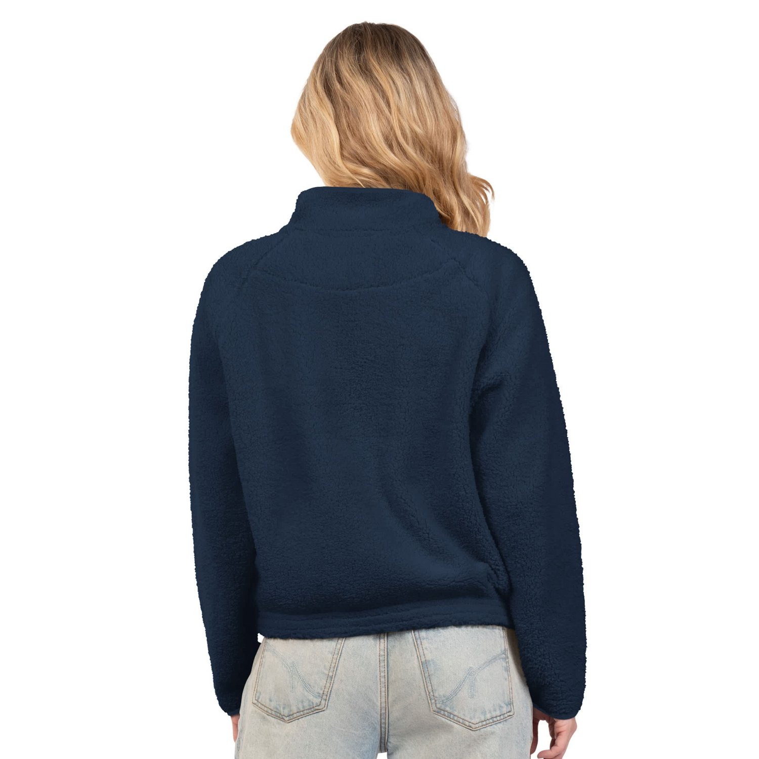 G-III 4Her by Carl Banks Chicago Cubs Everst Sherpa Half-Zip Pullover - view number 2