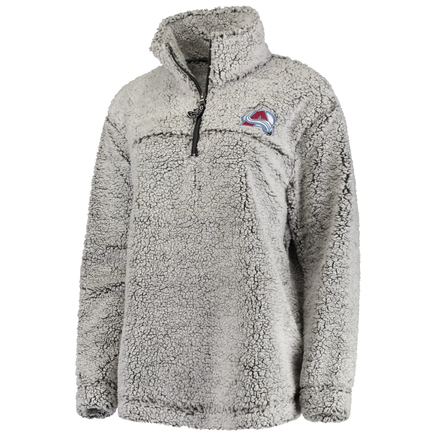 G-III 4Her by Carl Banks Colorado Avalanche Sherpa Quarter-Zip Pullover Jacket - view number 2