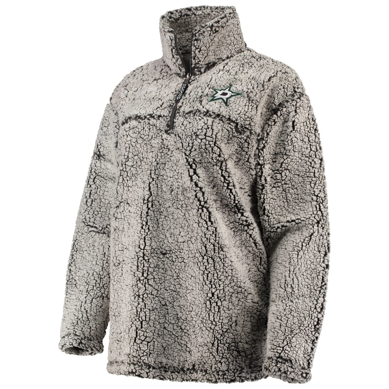 G-III 4Her by Carl Banks Dallas Stars Sherpa Quarter-Zip Pullover Jacket - view number 2