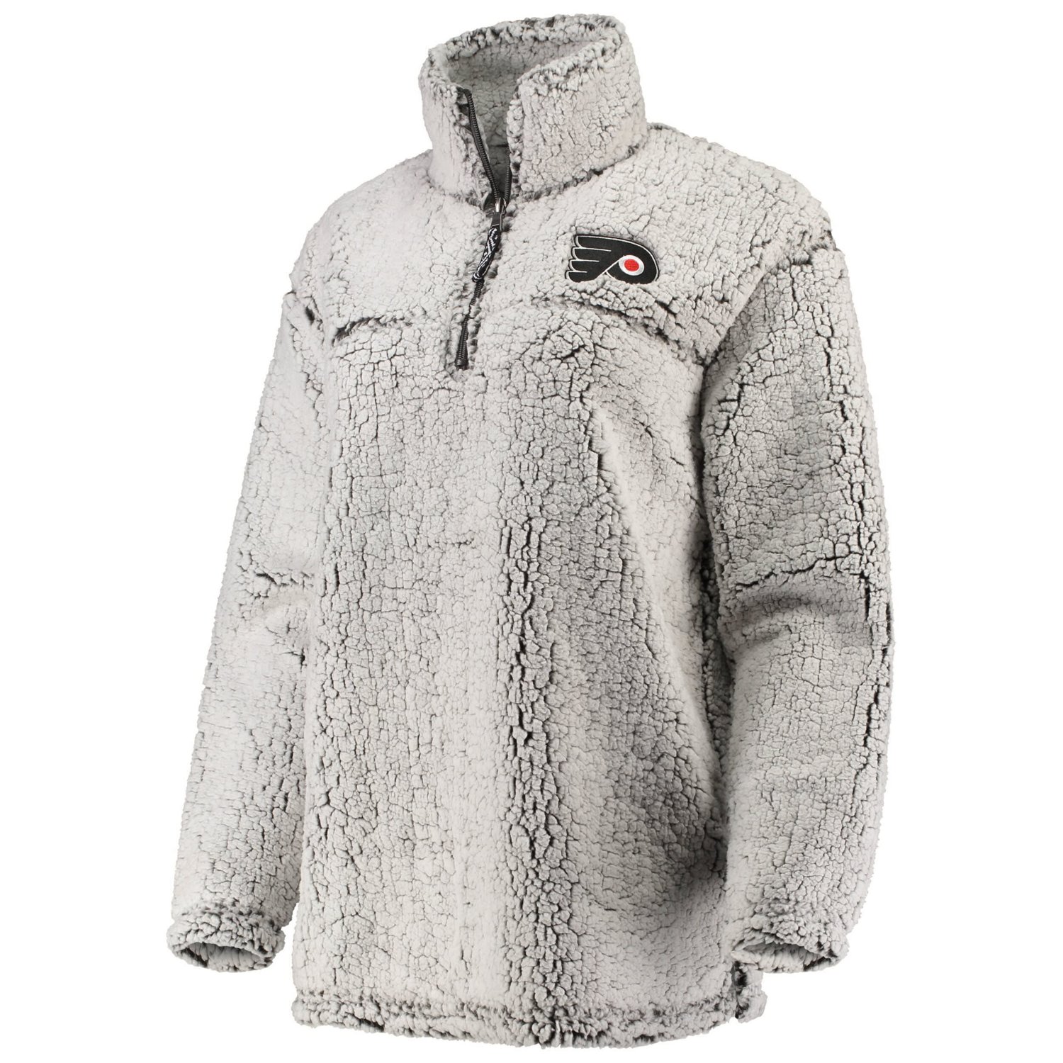G-III 4Her by Carl Banks Philadelphia Flyers Sherpa Quarter-Zip Pullover Jacket - view number 2