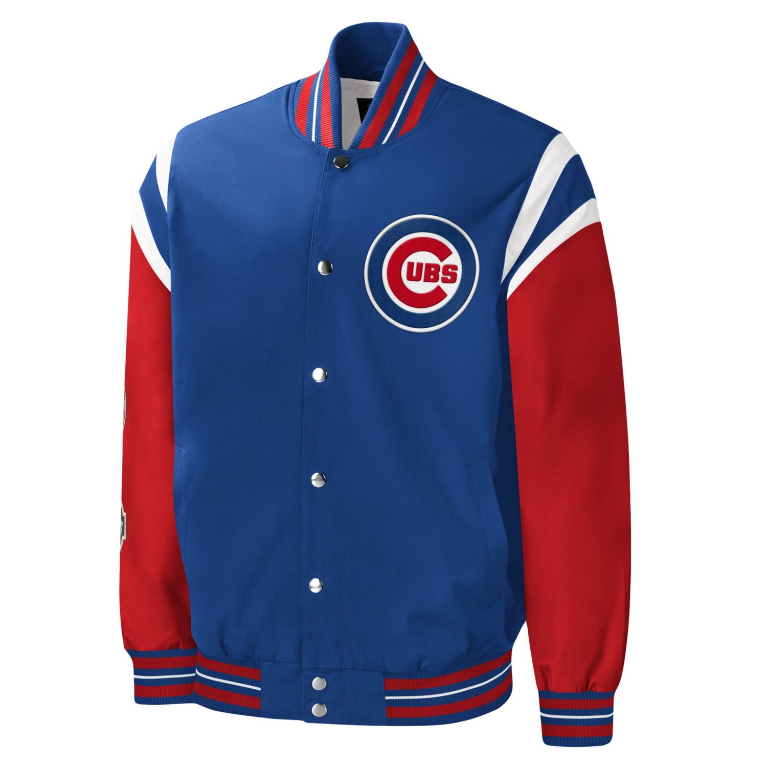G-III Sports by Carl Banks Chicago Cubs Title Holder Full-Snap Varsity Jacket                                                    - view number 2