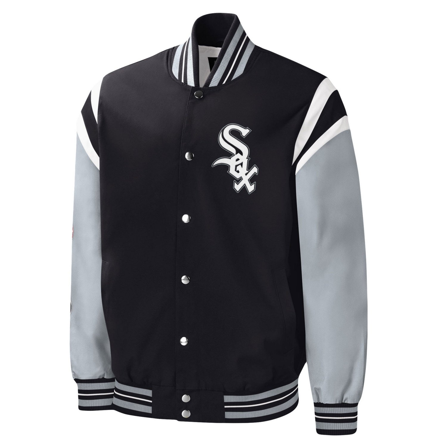 G-III Sports by Carl Banks Chicago White Sox Title Holder Full-Snap Varsity Jacket