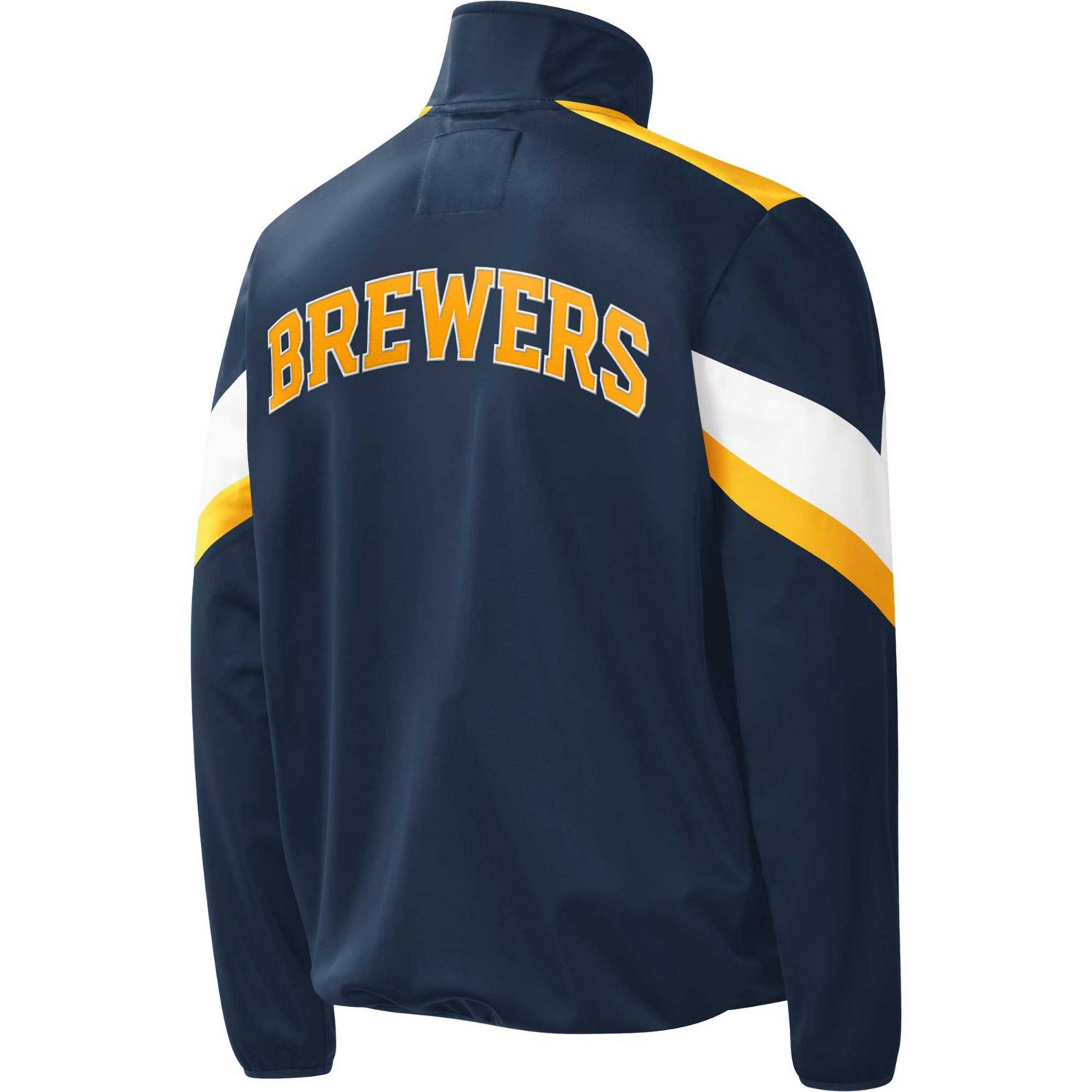 G-III Sports by Carl Banks Milwaukee Brewers Earned Run Full-Zip Jacket - view number 3