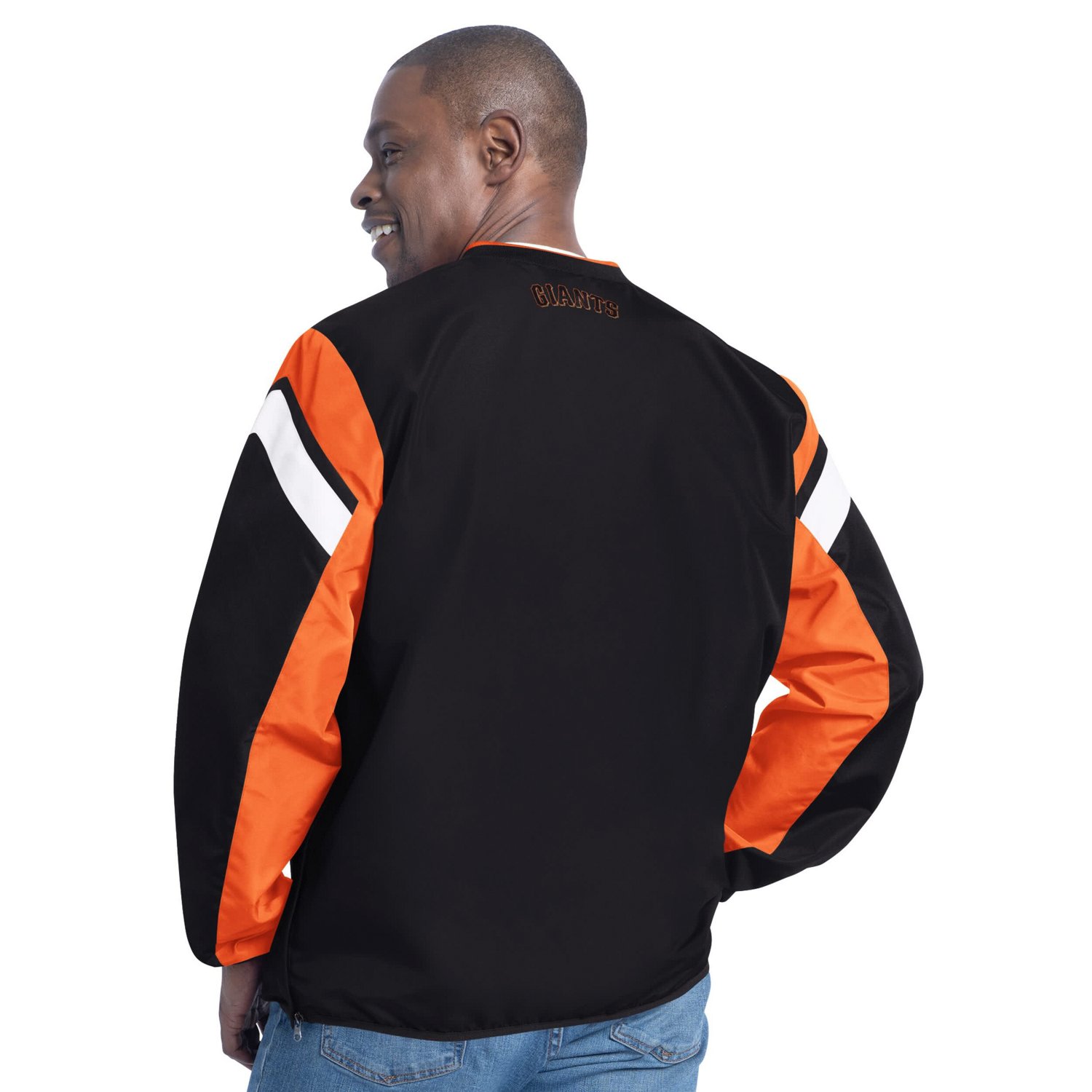 G-III Sports by Carl Banks San Francisco Giants Double Coverage V-Neck Pullover - view number 2