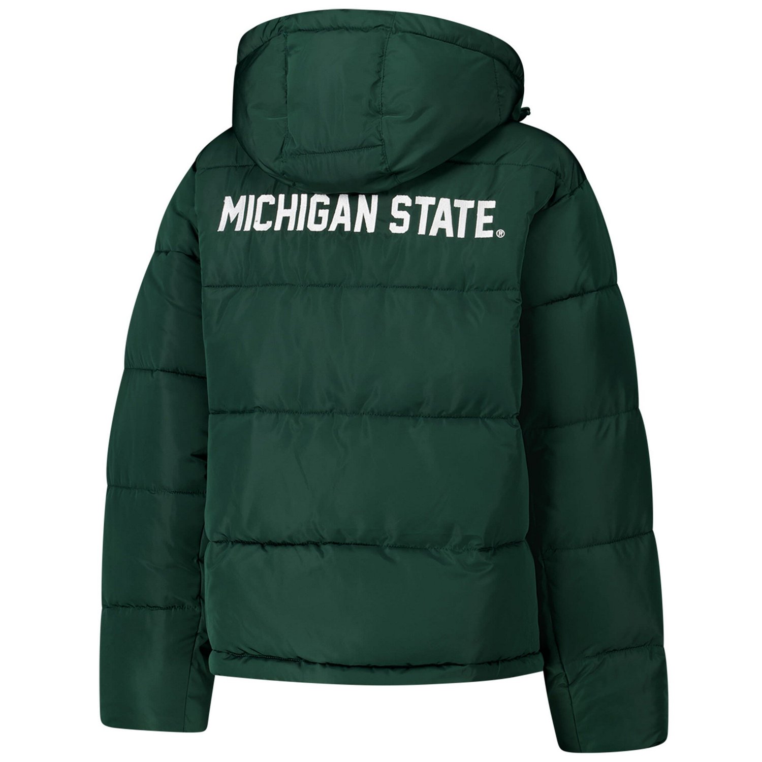 Hype and Vice Michigan State Spartans Puffer Jacket                                                                              - view number 3