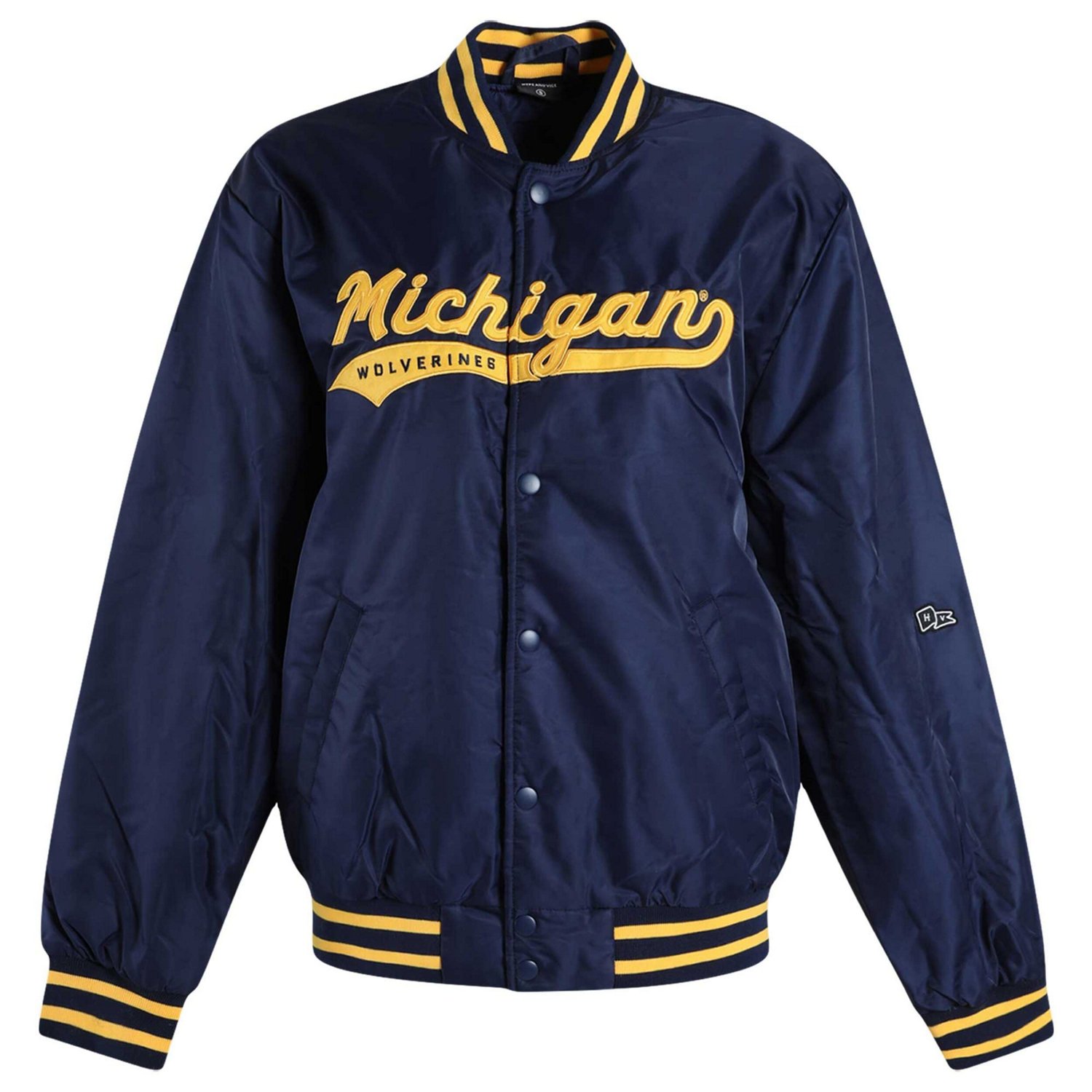 Hype and Vice Michigan Wolverines A-Game Varsity Full-Snap Jacket