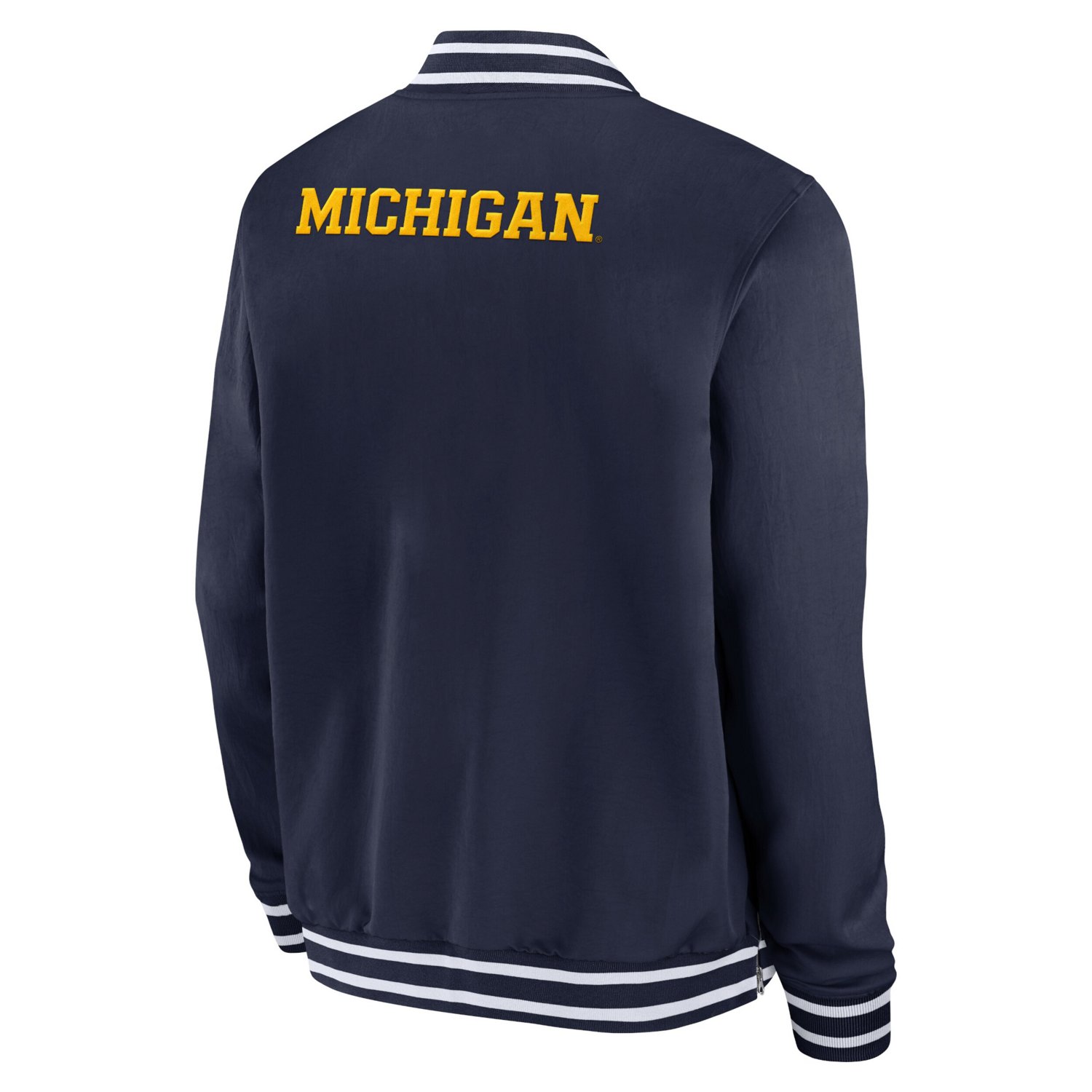 Jordan Brand Michigan Wolverines 2024 Sideline Full-Zip Bomber Jacket - view number 3