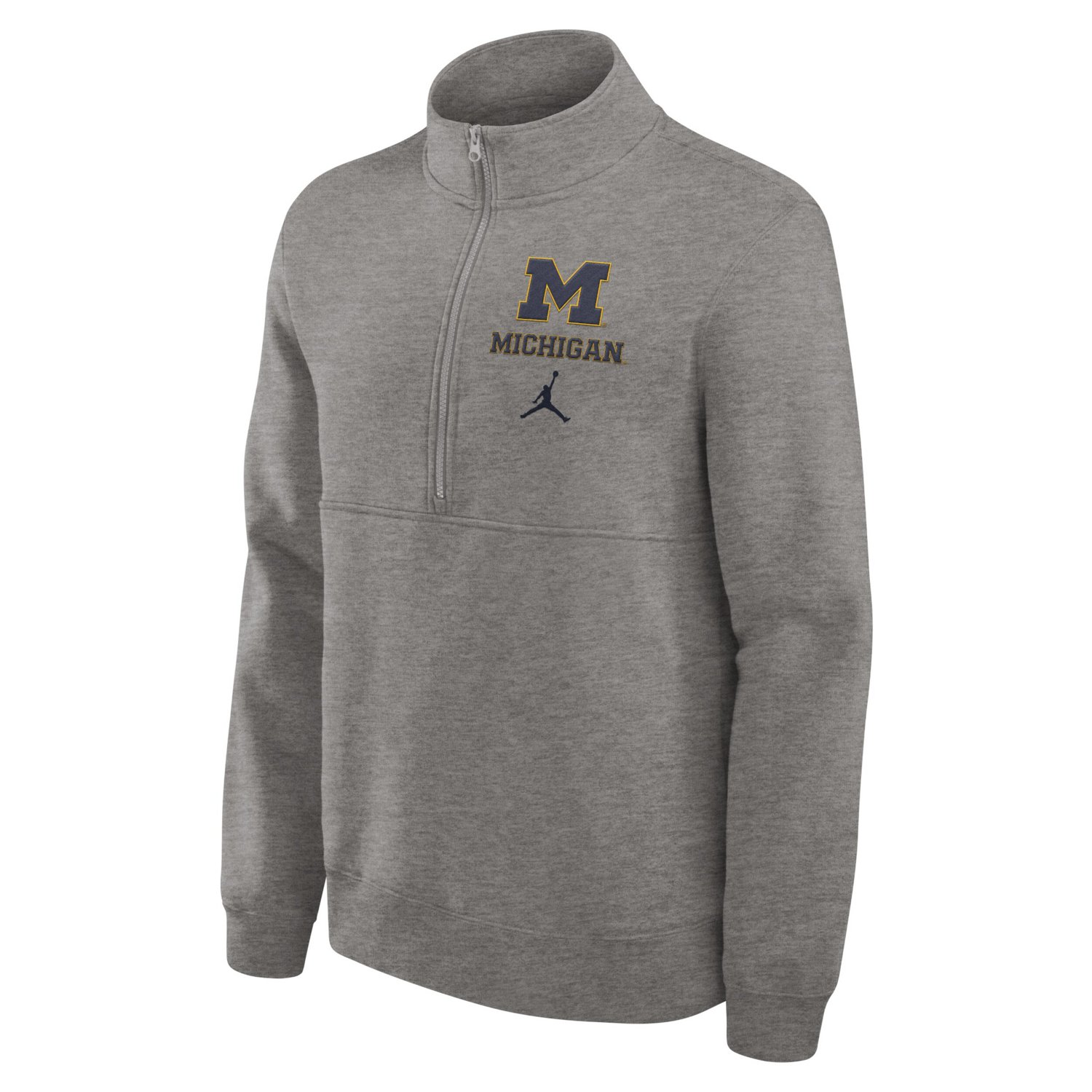 Jordan Brand Michigan Wolverines Primetime Club Half-Zip Sweatshirt                                                              - view number 2