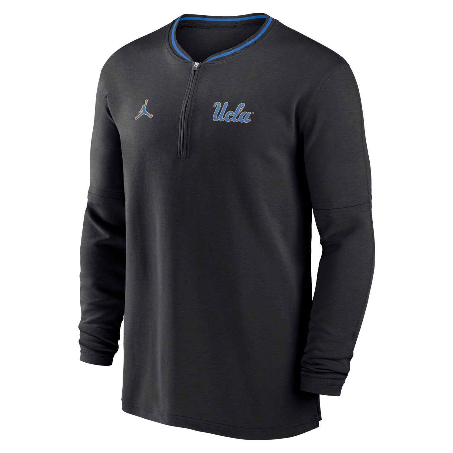 Jordan Brand UCLA Bruins 2024 Sideline Coach Performance Half-Zip Long Sleeve Top                                                - view number 2