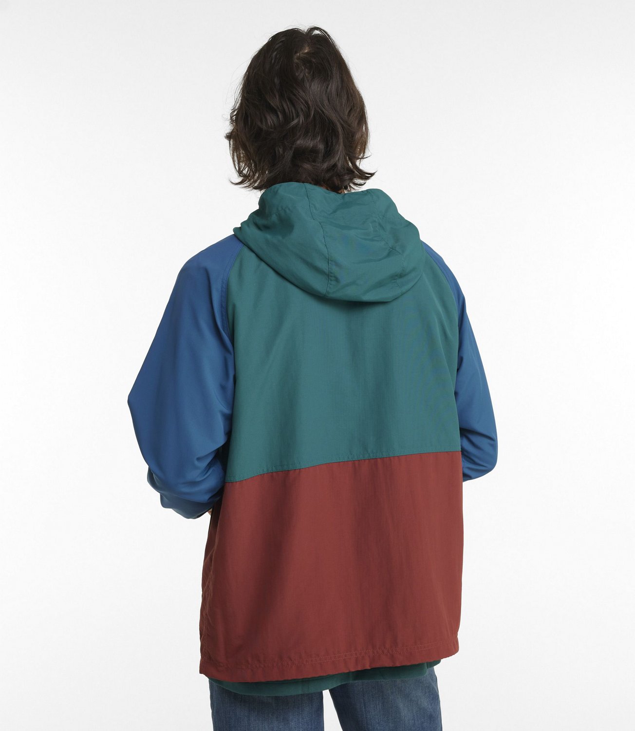 L.L. Bean Men's Mountain Classic Anorak 1/2 Zip Hoodie - view number 3