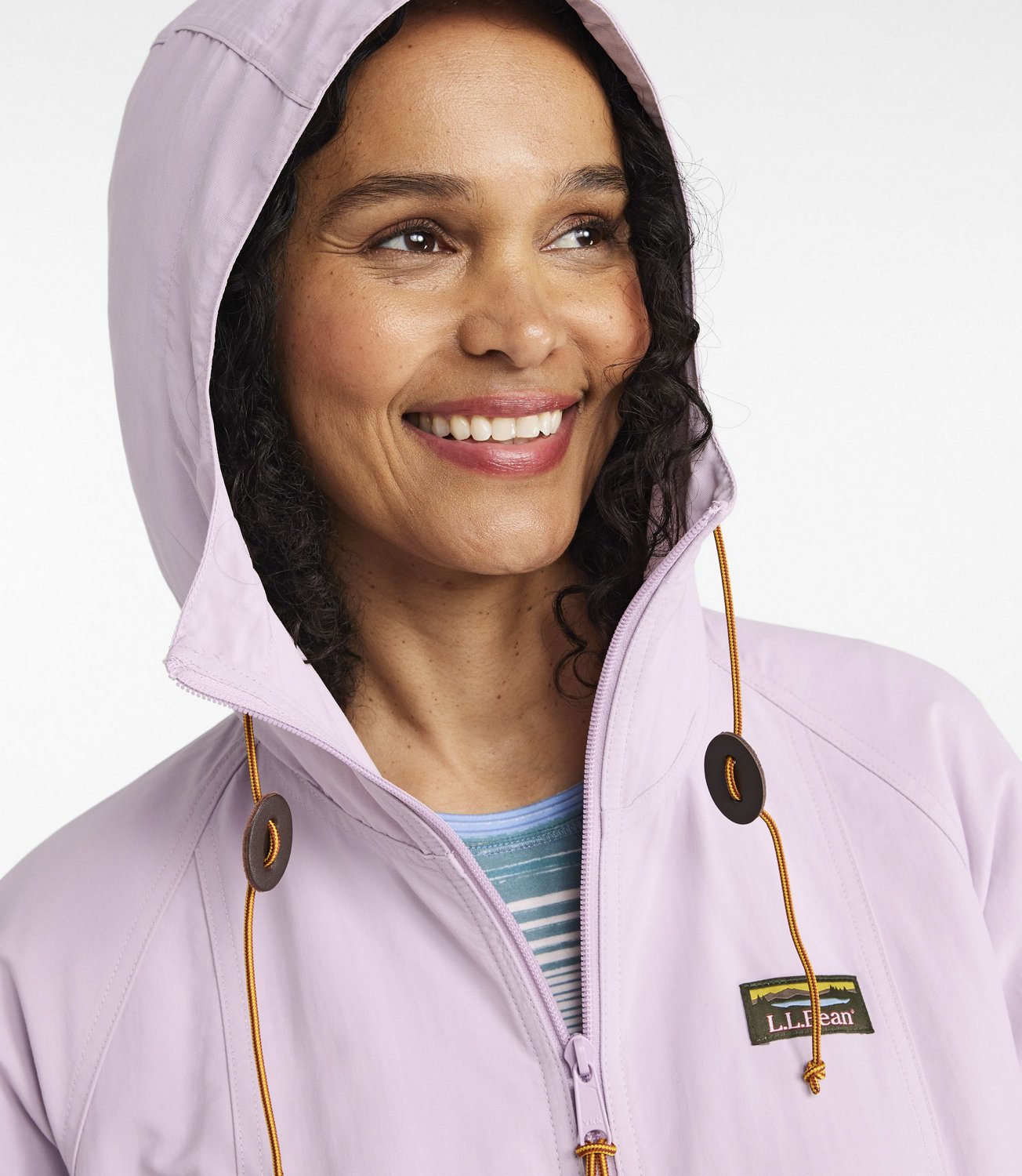 L.L. Bean Women’s Mountain Classic Colorblock Anorak Jacket - view number 4