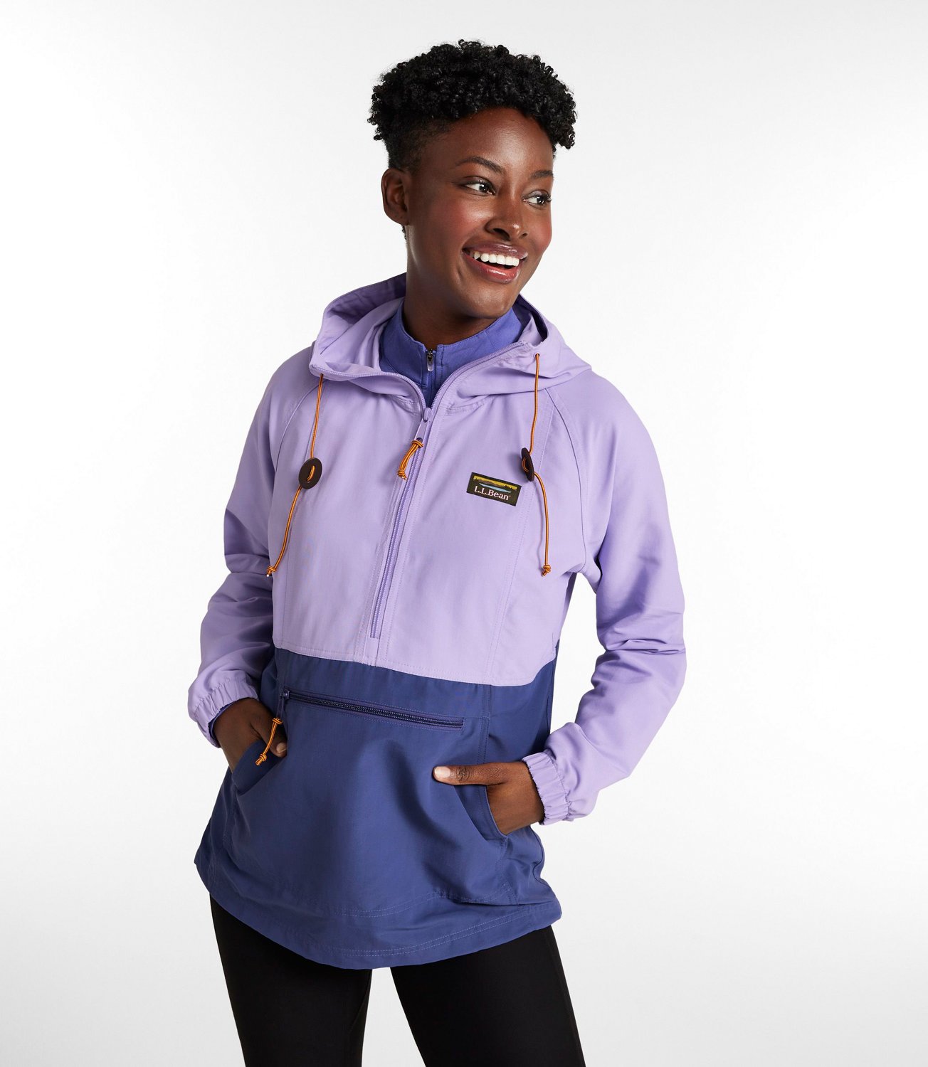 L.L. Bean Women’s Mountain Classic Colorblock Anorak Jacket - view number 2