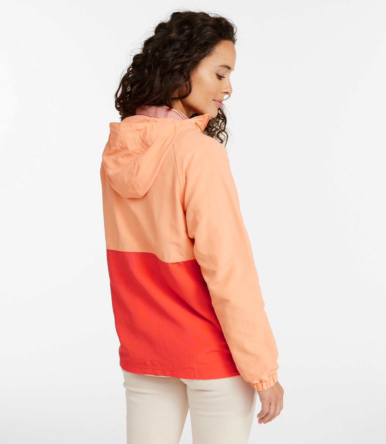 L.L. Bean Women’s Mountain Classic Colorblock Anorak Jacket - view number 3
