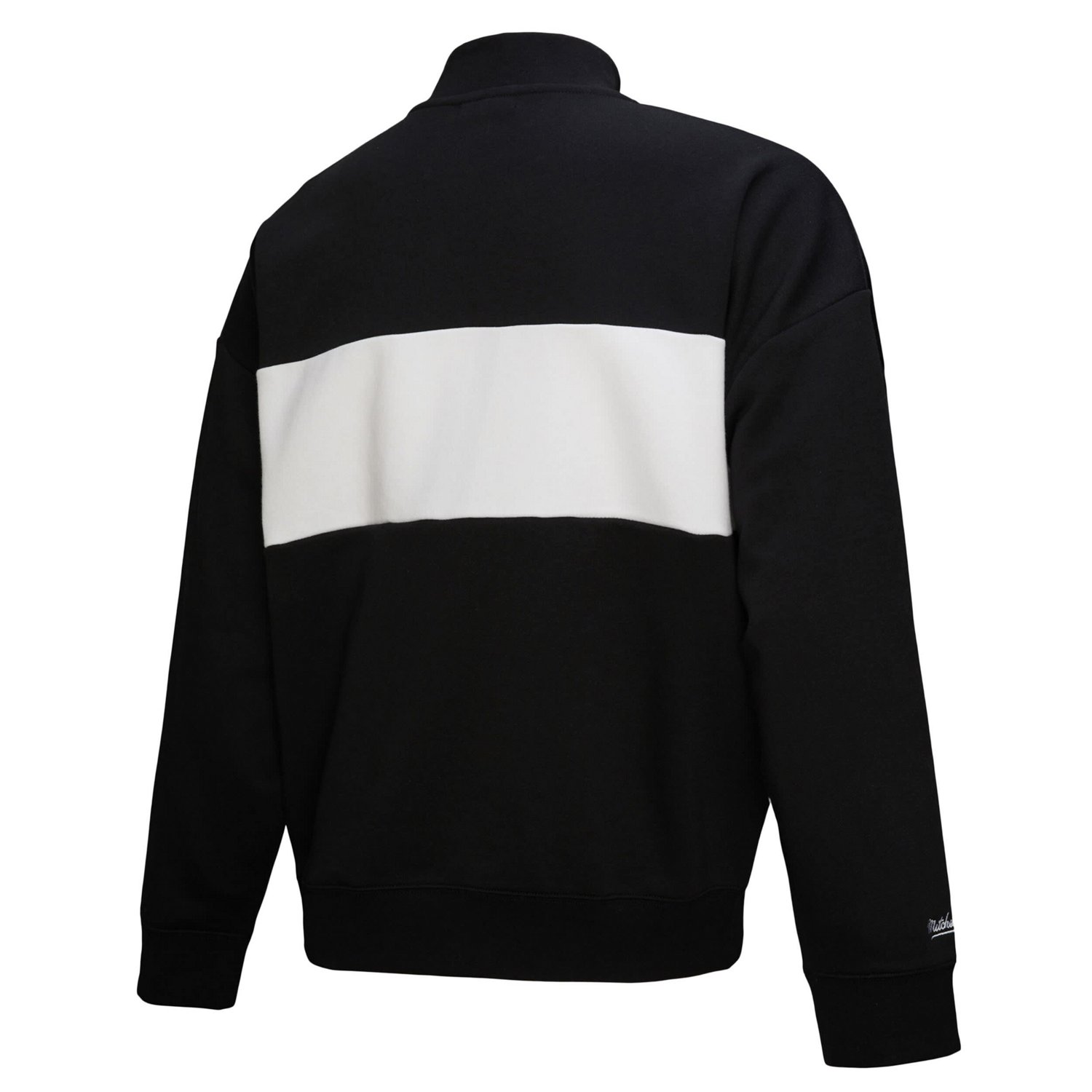 Mitchell  Ness Atlanta Braves Quarter-Zip Pullover Top - view number 3