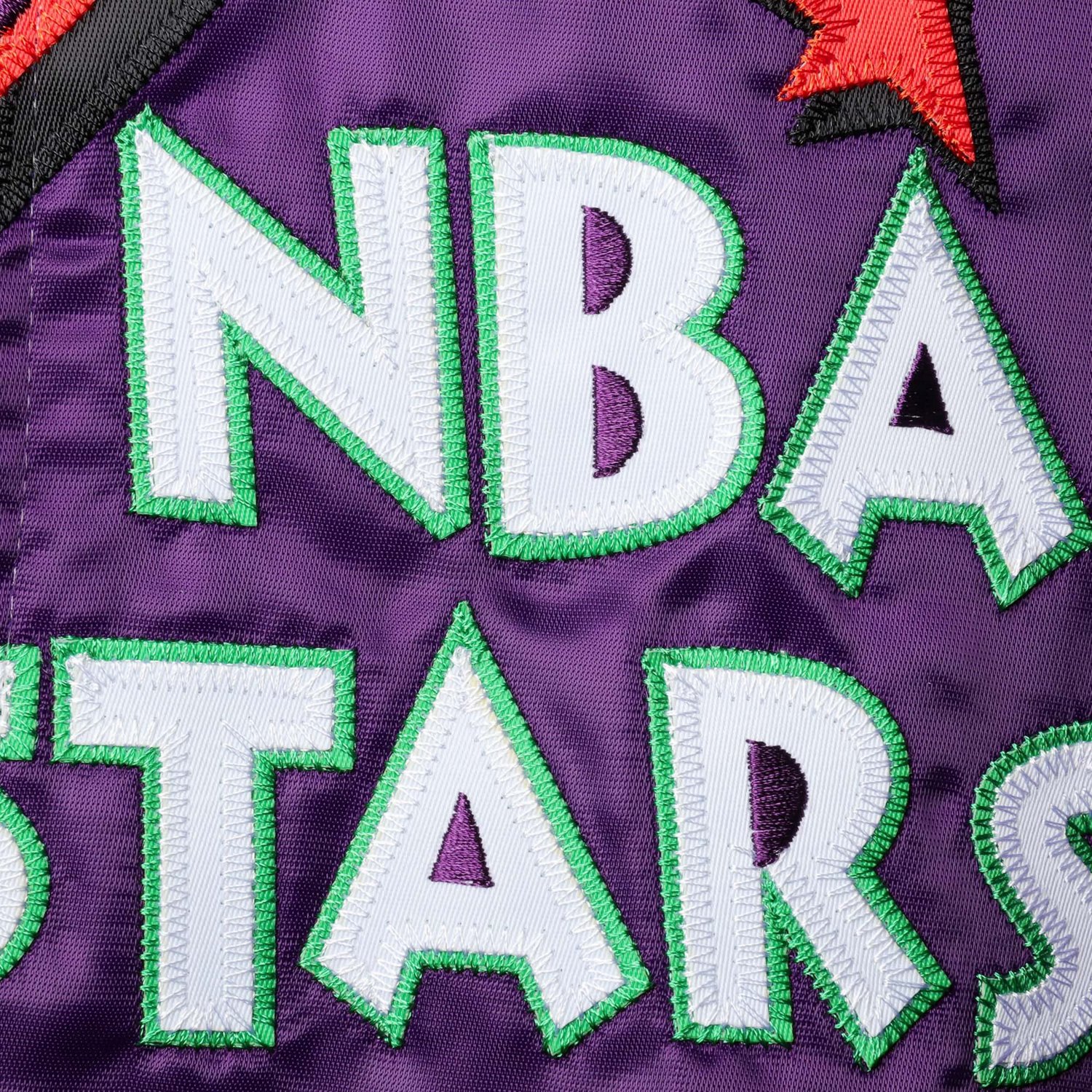 Mitchell Ness Big Tall NBA All-Star Game Hardwood Classics Satin Full-Snap Jacket