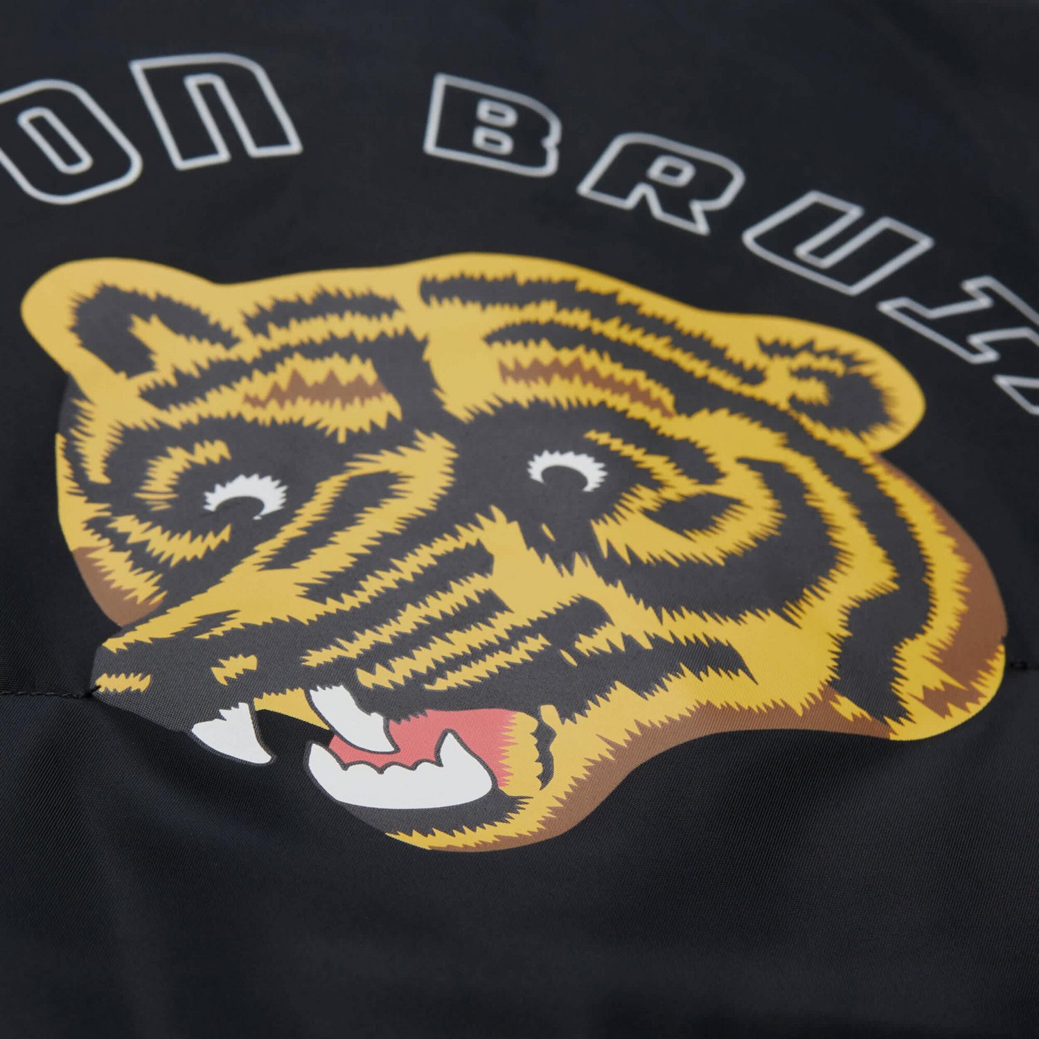 Mitchell  Ness Boston Bruins Cropped Full-Zip Puffer Vest