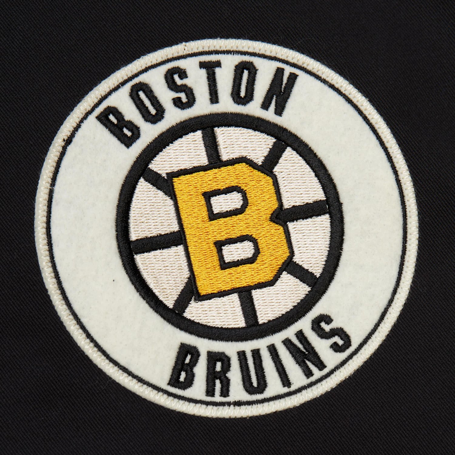 Mitchell  Ness Boston Bruins Vintage Coaches Cotton Twill Full-Zip Jacket                                                        - view number 3