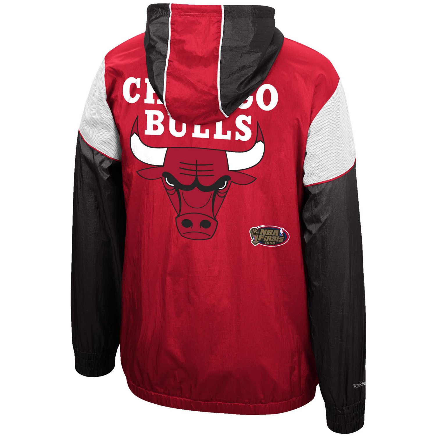 Mitchell & Ness Men's Chicago Bulls Hardwood Classics Highlight Reel 1/2-Zip Windbreaker                                         - view number 3