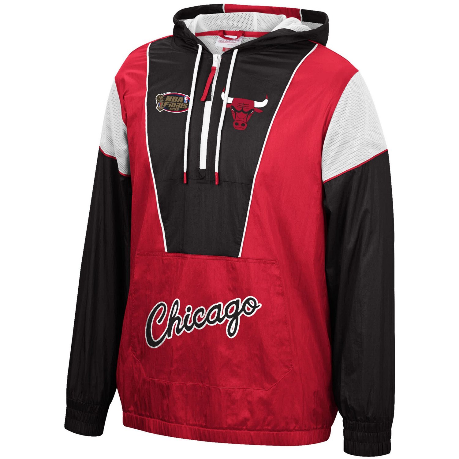 Mitchell & Ness Men's Chicago Bulls Hardwood Classics Highlight Reel 1/2-Zip Windbreaker                                         - view number 2