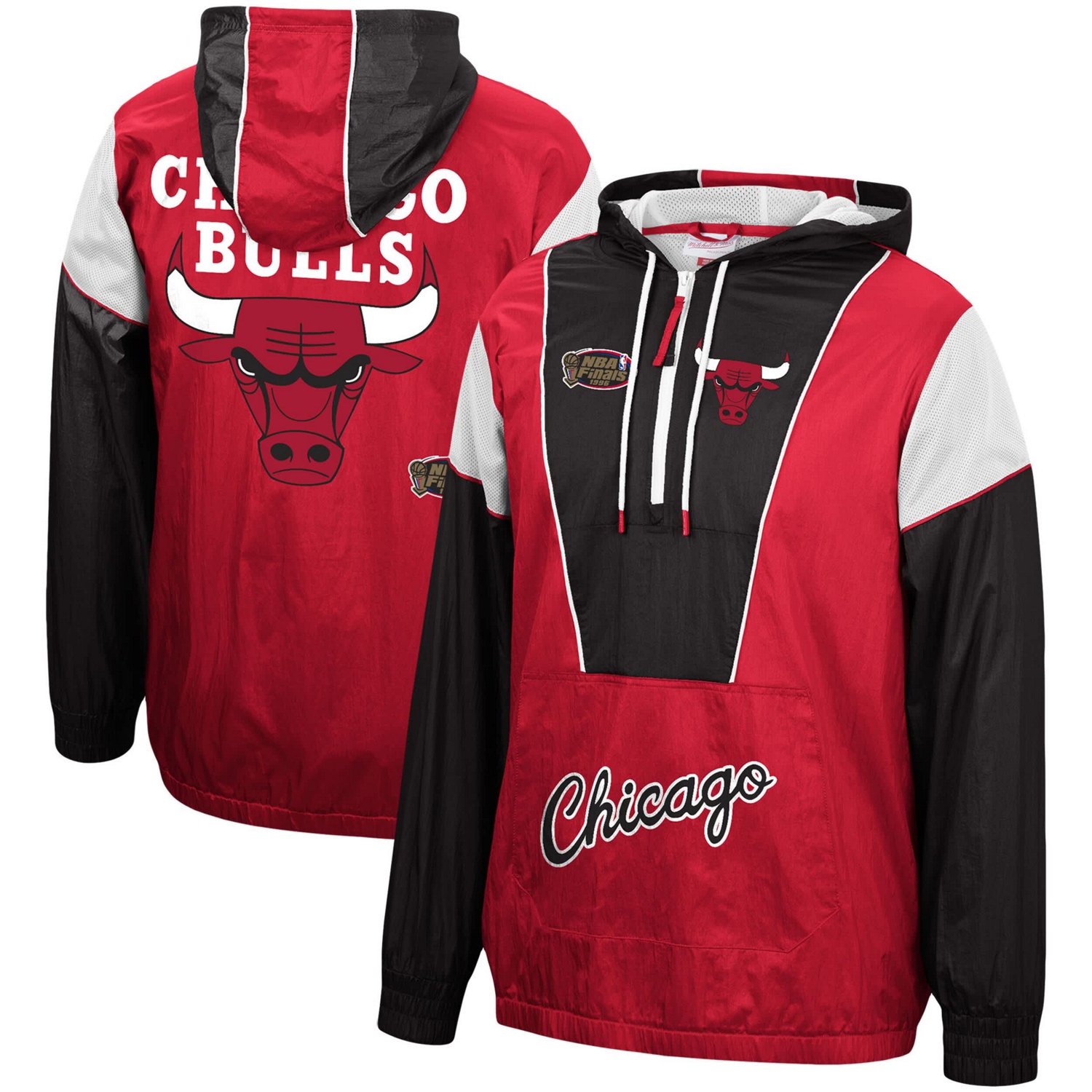 Mitchell & Ness Men's Chicago Bulls Hardwood Classics Highlight Reel 1/2-Zip Windbreaker                                         - view number 1