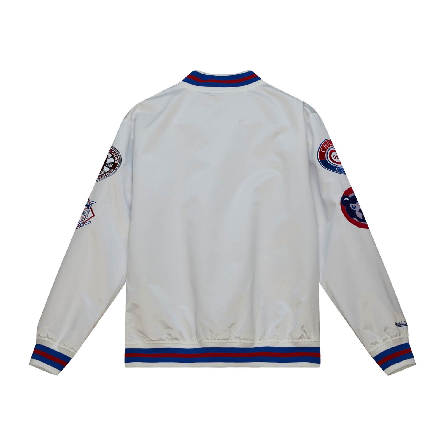 Mitchell  Ness Chicago Cubs City Collection Satin Full-Snap Varsity Jacket - view number 3