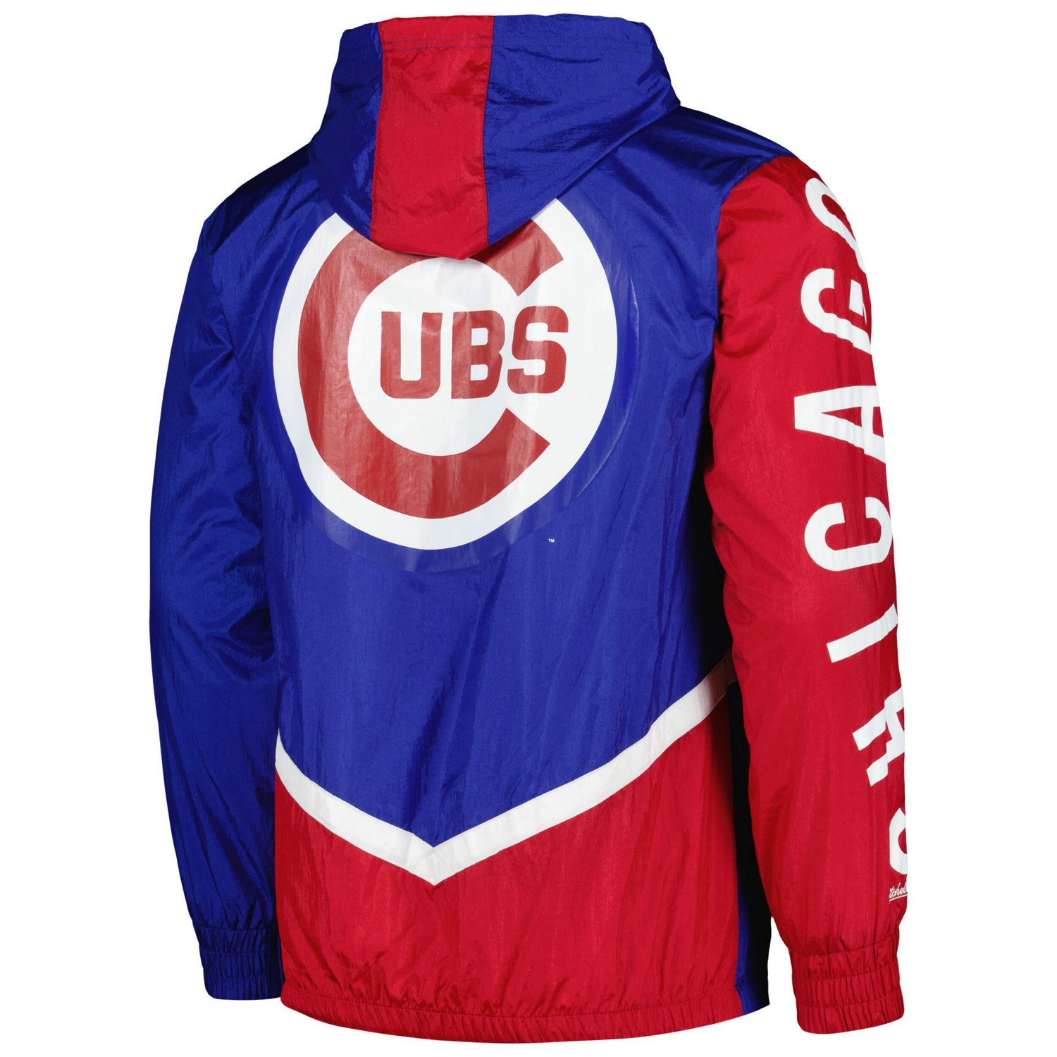 Mitchell  Ness Chicago Cubs Undeniable Full-Zip Hoodie Windbreaker Jacket