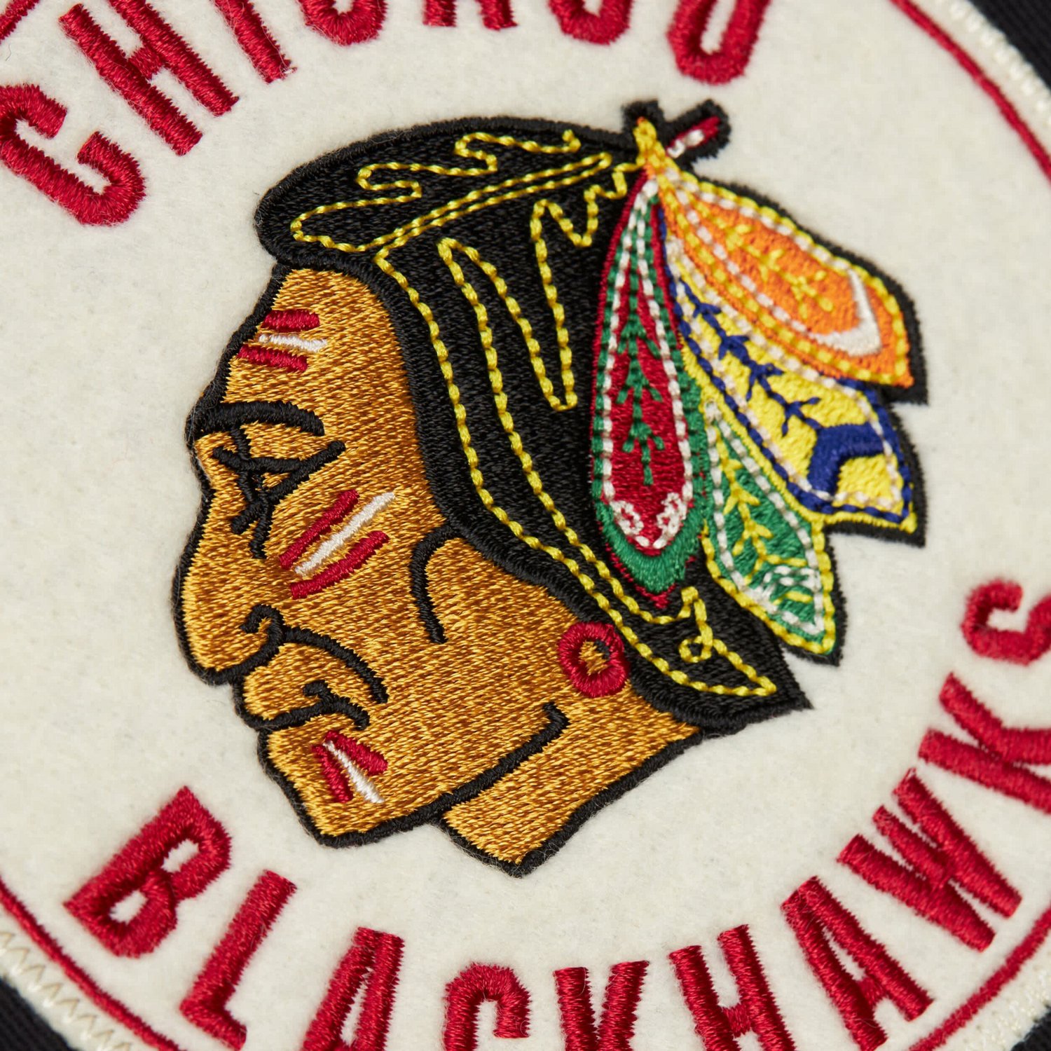 Mitchell  Ness Chicago hawks Vintage Coaches Cotton Twill Full-Zip Jacket                                                        - view number 4
