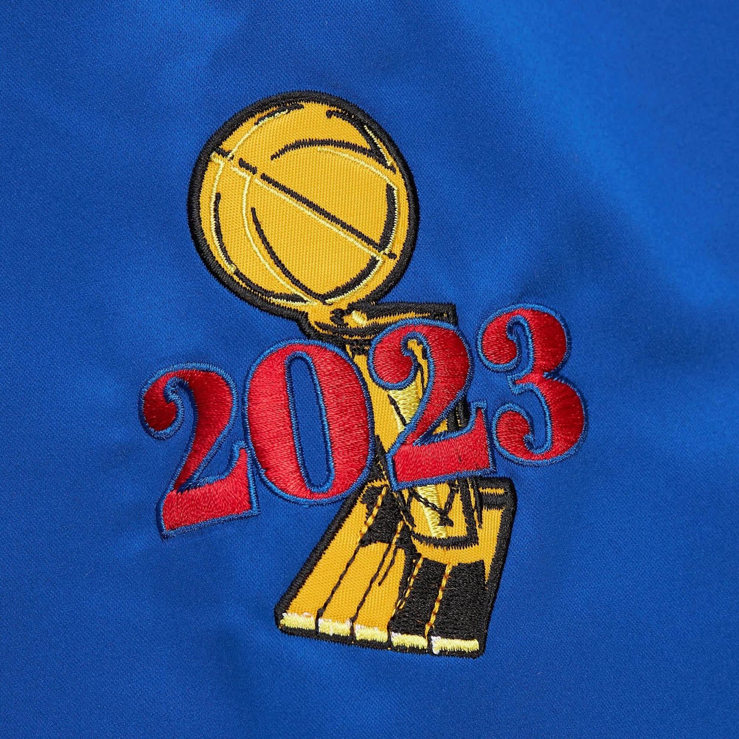 Mitchell  Ness Denver Nuggets Hardwood Classics Team OG 30 Lightweight Satin Full-Snap Jacket - view number 4