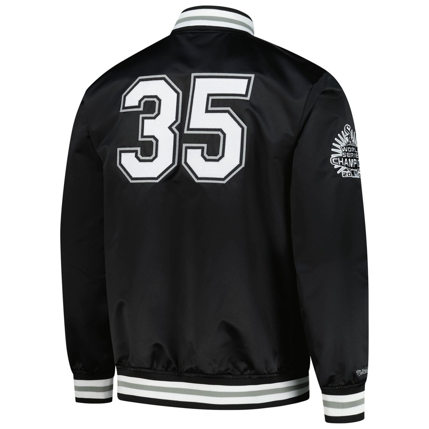Mitchell  Ness Frank Thomas Chicago White Sox Legends Collection Vintage Satin Full-Snap Jacket - view number 3