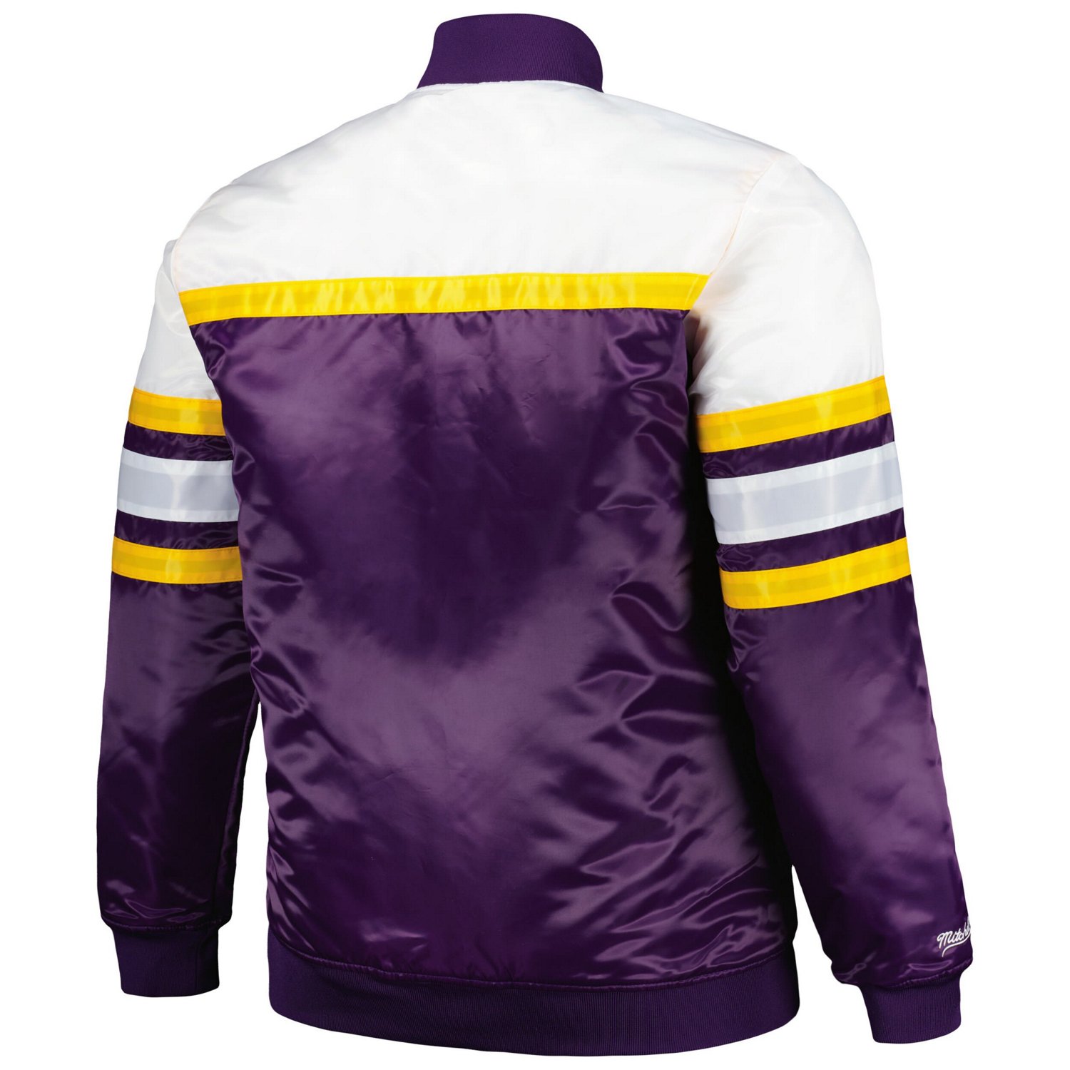 Mitchell  Ness Gold Los Angeles Lakers Big  Tall Heavyweight Full-Snap Satin Jacket - view number 3