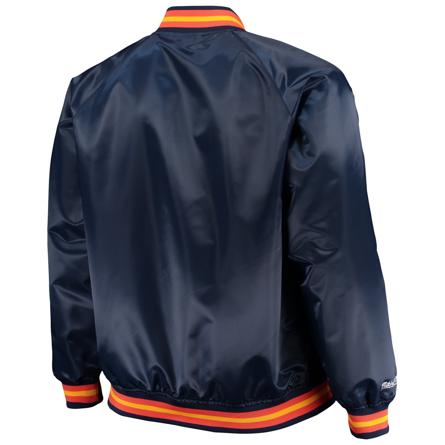 Mitchell  Ness Golden State Warriors Big  Tall Hardwood Classics Raglan Satin Full-Snap Jacket - view number 3