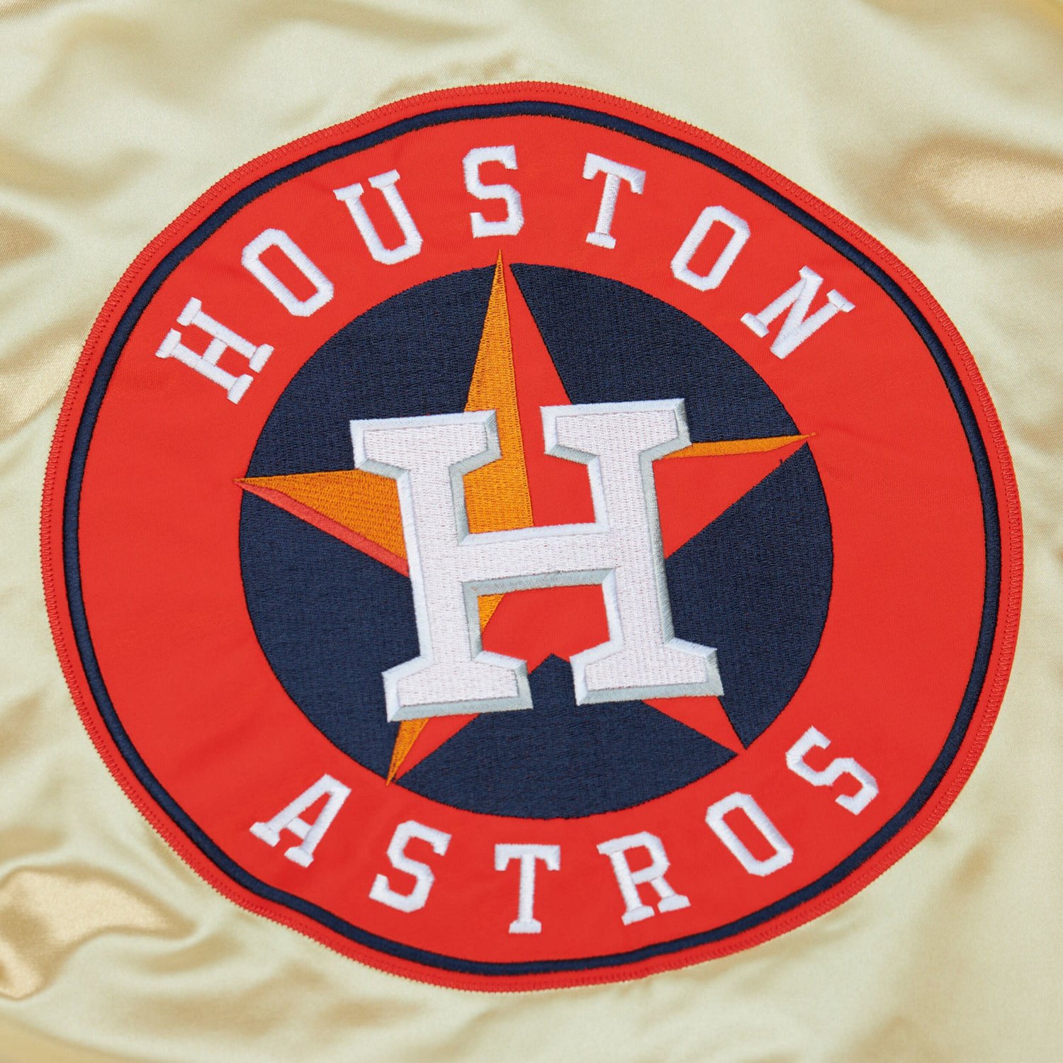 Mitchell  Ness Houston Astros OG 20 Lightweight Satin Full-Zip Jacket
