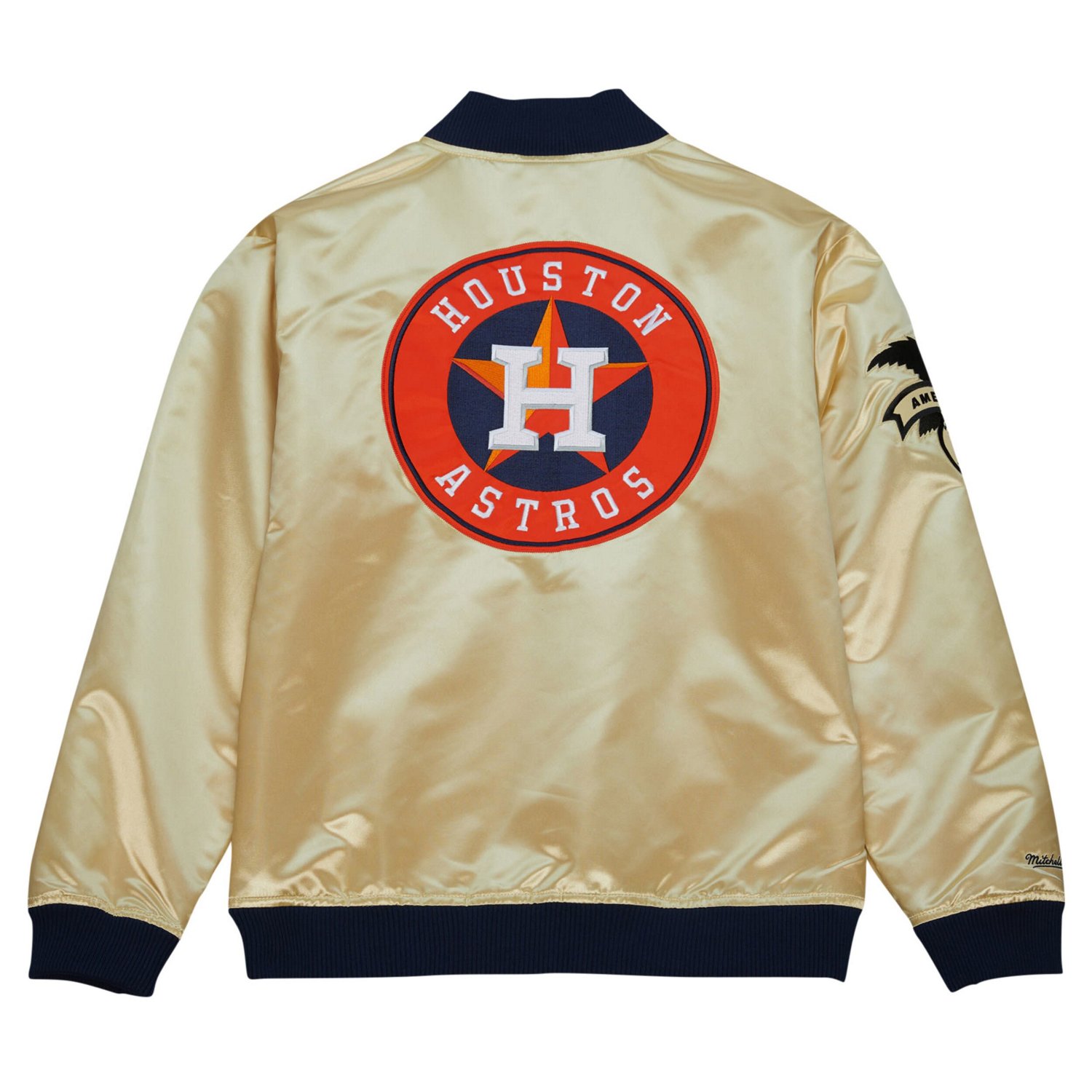 Mitchell  Ness Houston Astros OG 20 Lightweight Satin Full-Zip Jacket