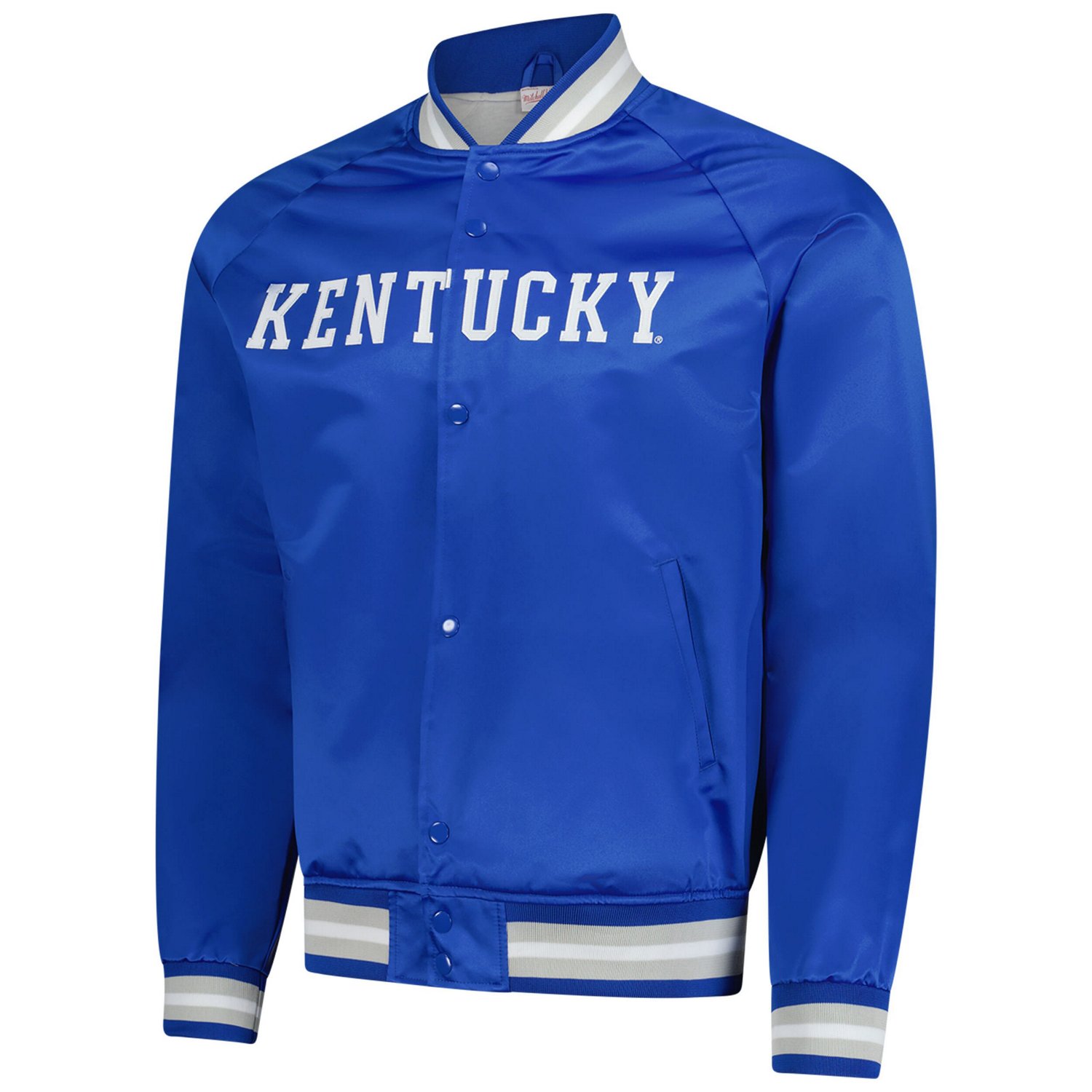 Mitchell  Ness Kentucky Wildcats Lightweight Satin Raglan Full-Snap Jacket - view number 2