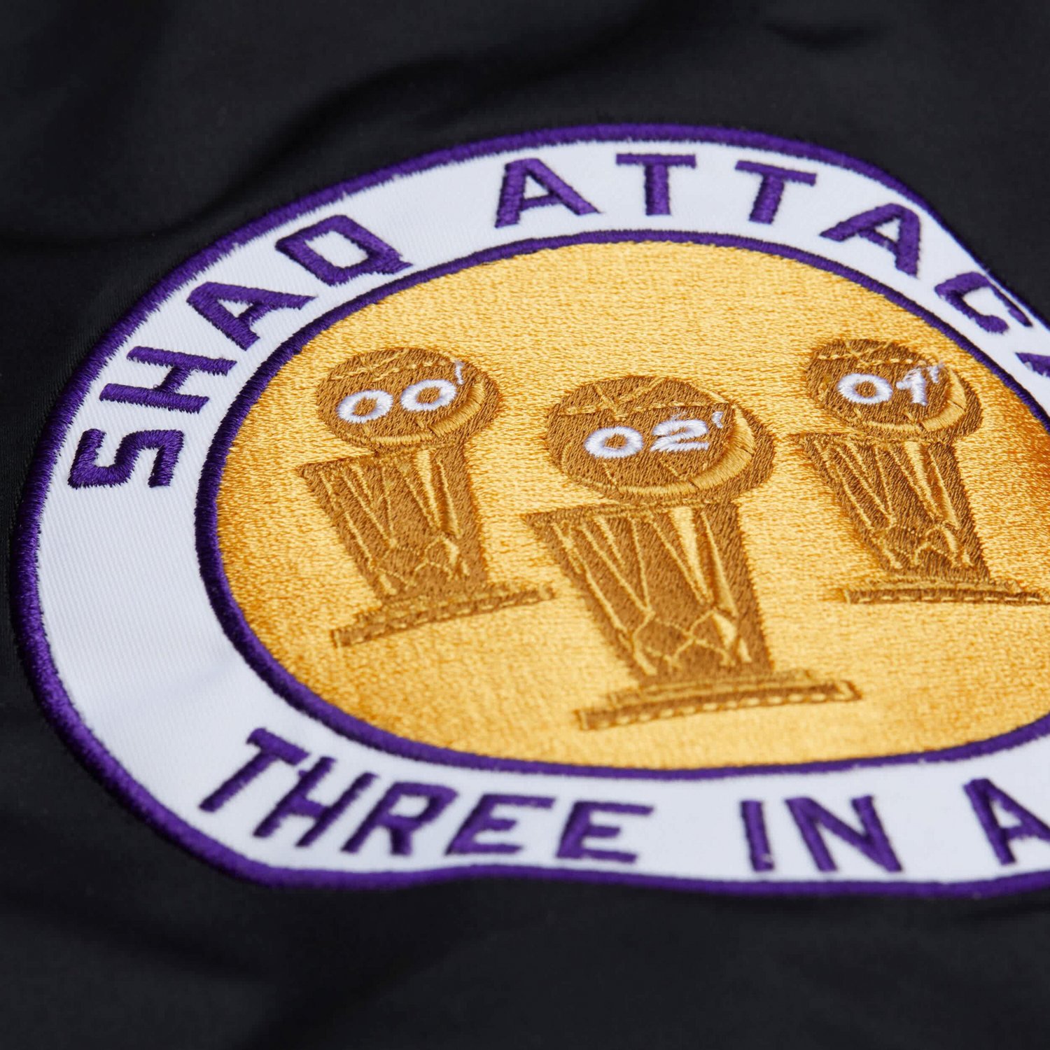 Mitchell & Ness Men’s Los Angeles Lakers NBA Legends Shaquille O'Neal Full-Snap Satin Jacket - view number 4