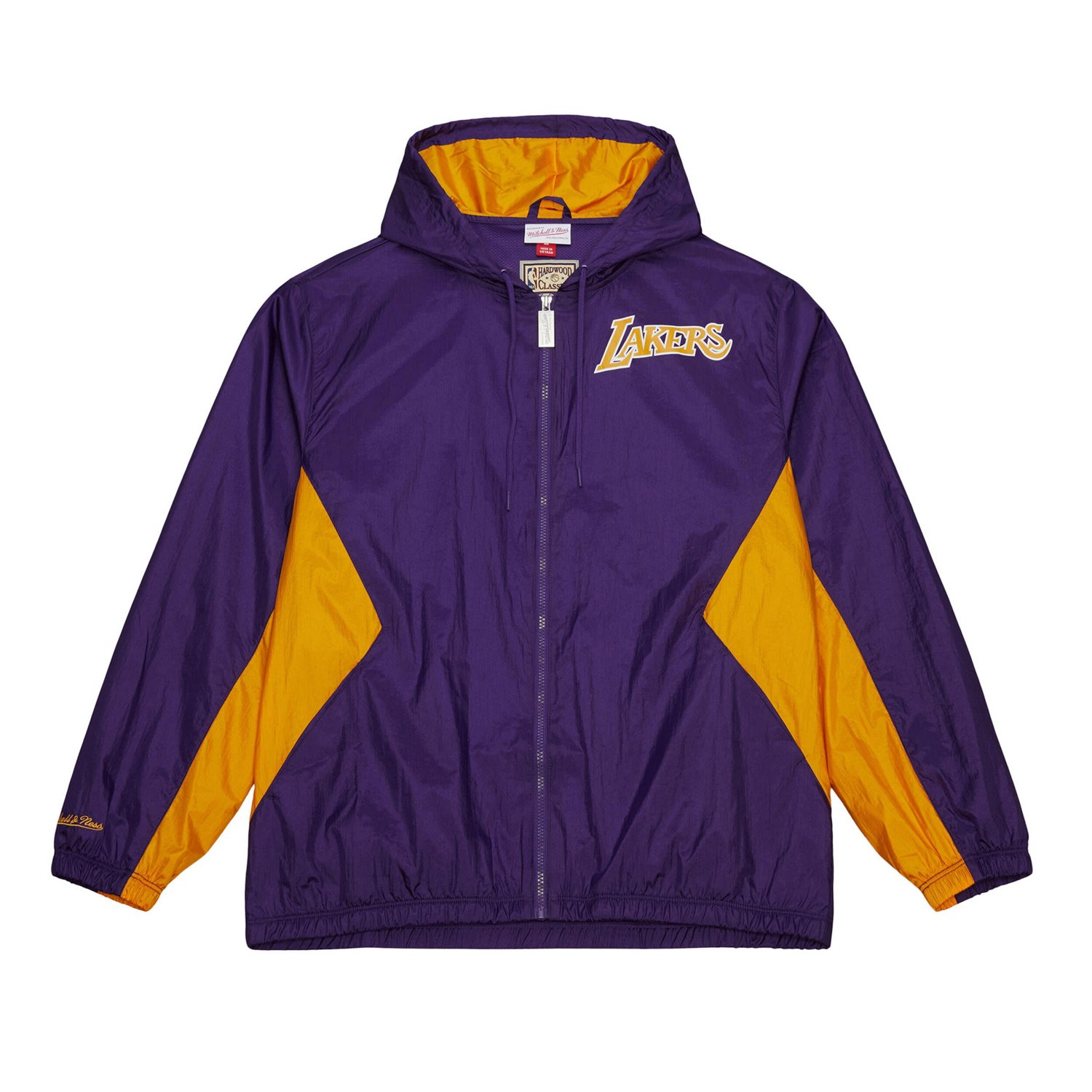 Mitchell & Ness Men's Los Angeles Lakers Playmaker Full-Zip Windbreaker Jacket - view number 2