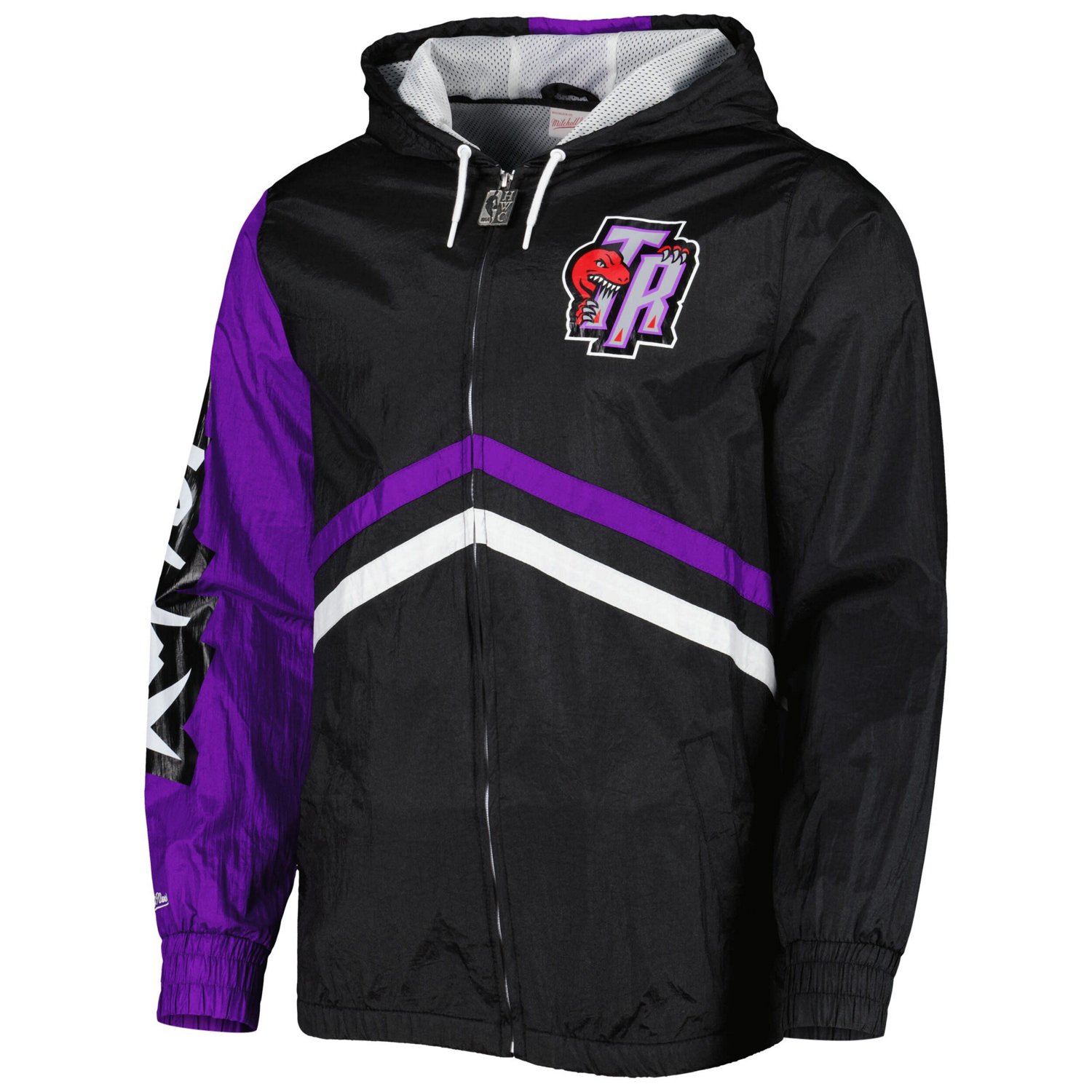 Mitchell & Ness Men's Toronto Raptors Undeniable Full Zip Windbreaker Jacket - view number 2