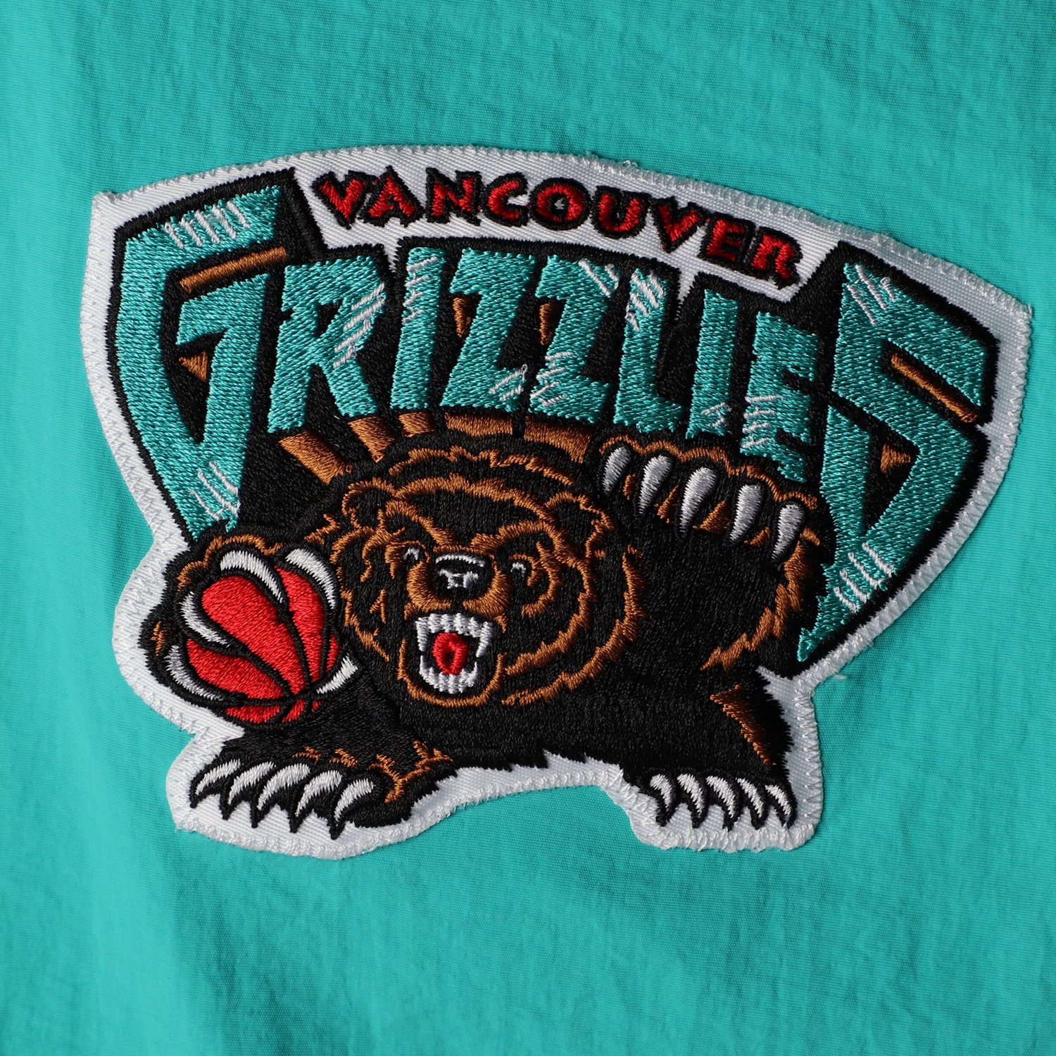 Mitchell & Ness Men's Vancouver Grizzlies Hardwood Classics Authentic Warm-Up Full Snap Jacket