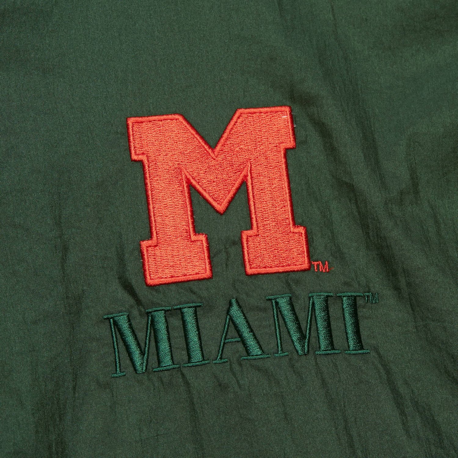 Mitchell  Ness Miami Hurricanes Anorak Vintage Logo Half-Zip Hoodie Jacket                                                       - view number 3
