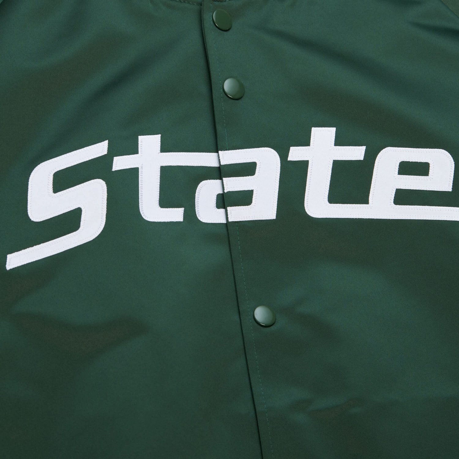 Mitchell  Ness Michigan State Spartans Lightweight Current Logo Satin Full-Snap Jacket - view number 4