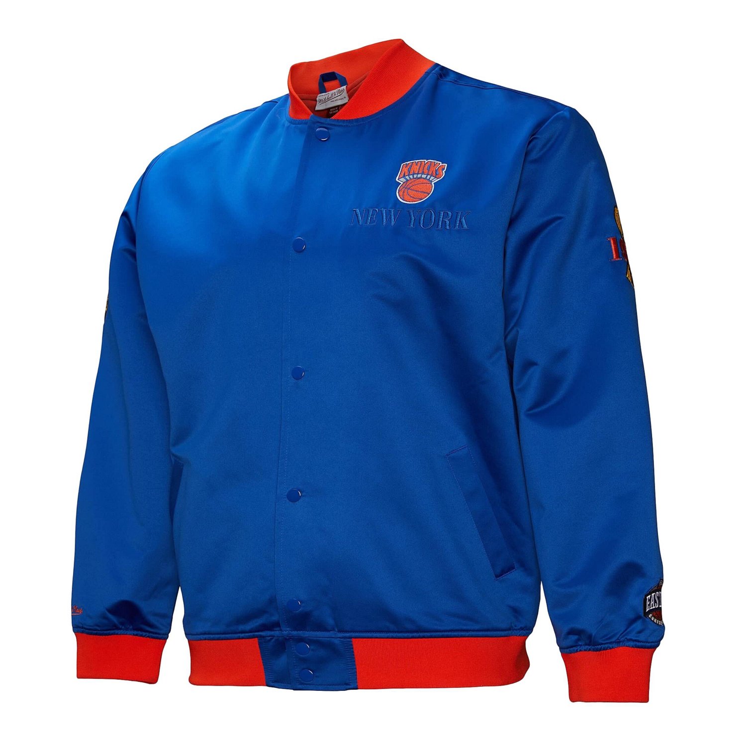 Mitchell  Ness New York Knicks Hardwood Classics Team OG 30 Lightweight Satin Full-Snap Jacket - view number 2