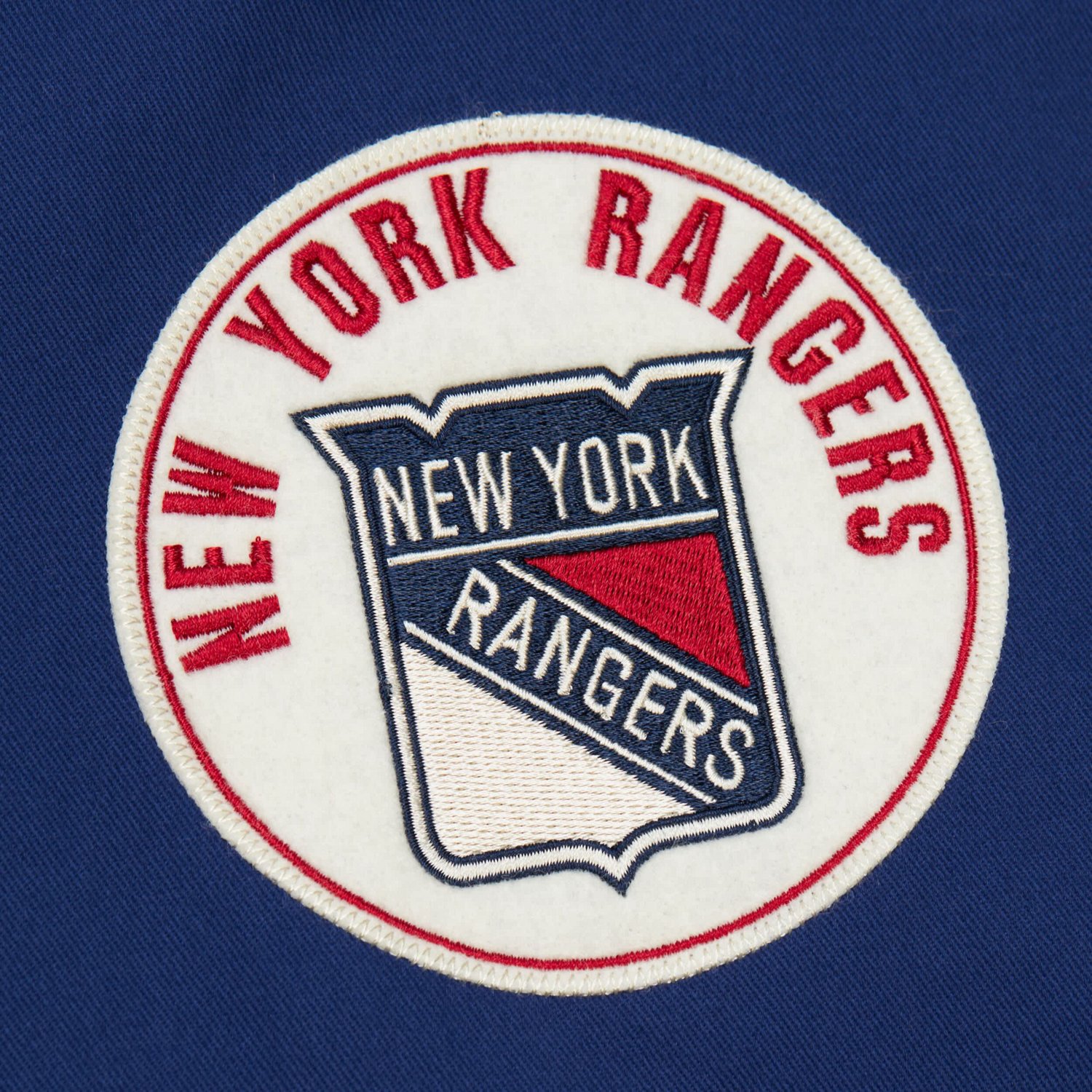 Mitchell  Ness New York Rangers Vintage Coaches Cotton Twill Full-Zip Jacket                                                     - view number 3