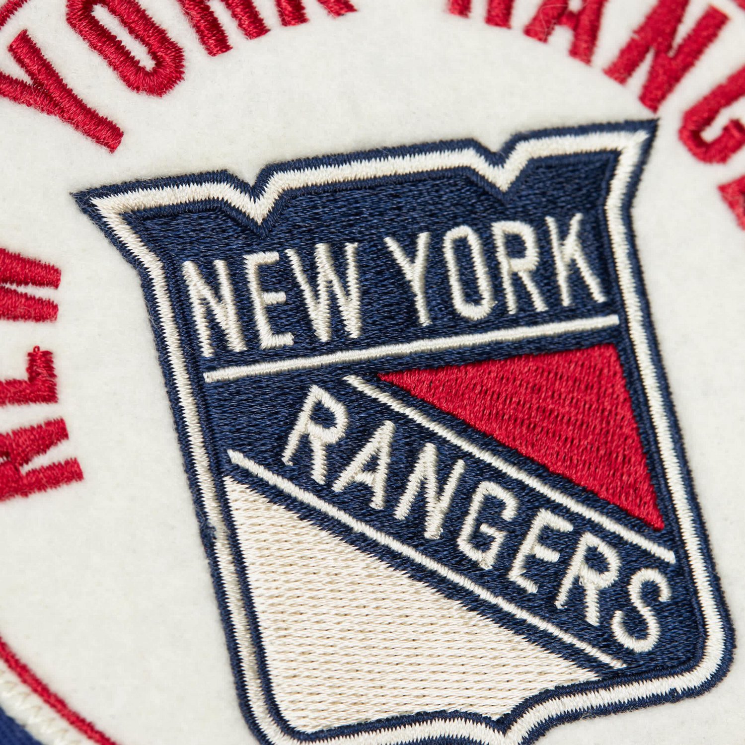 Mitchell  Ness New York Rangers Vintage Coaches Cotton Twill Full-Zip Jacket                                                     - view number 4