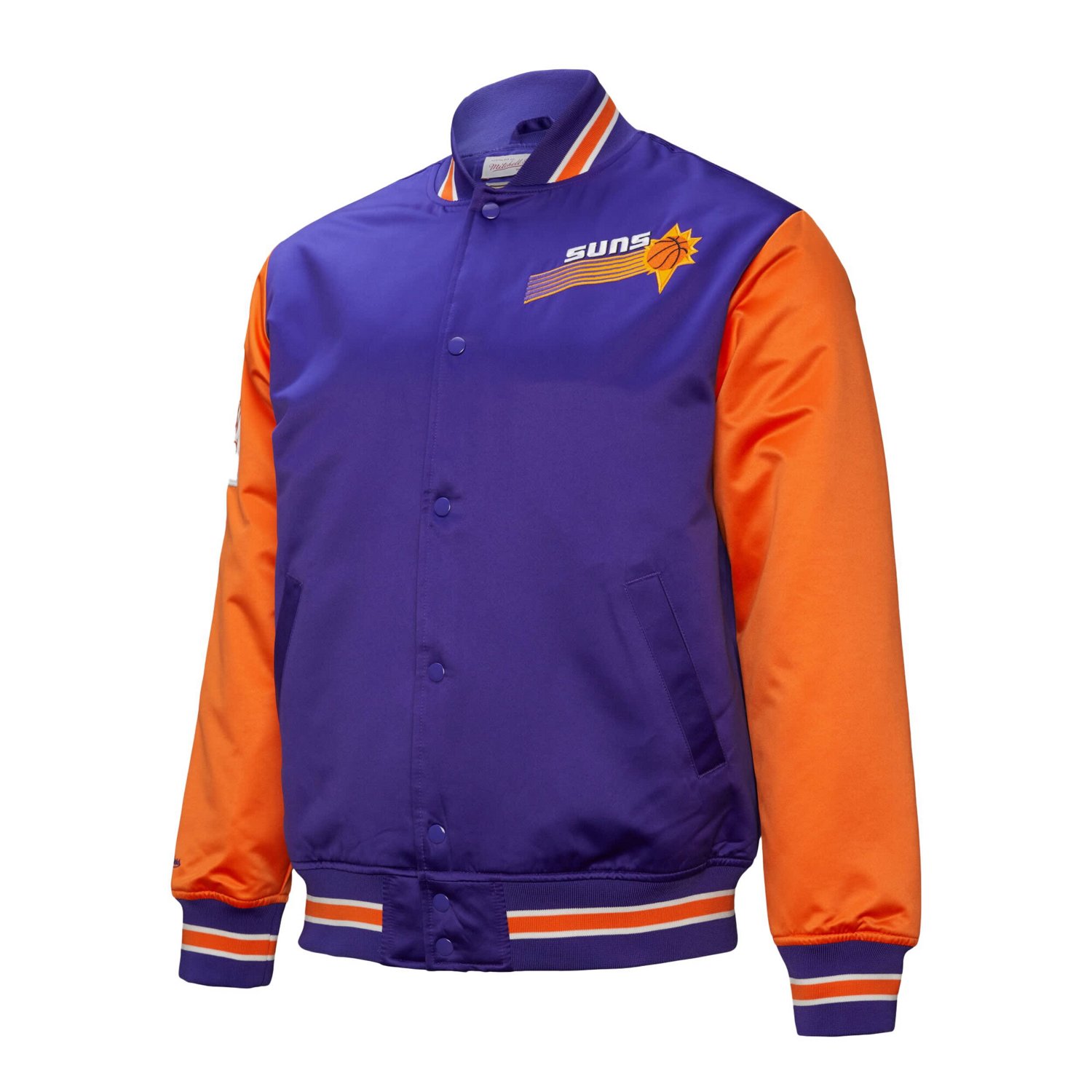Mitchell  Ness Phoenix Suns Hardwood Classic Primetime Full-Snap Satin Jacket - view number 2