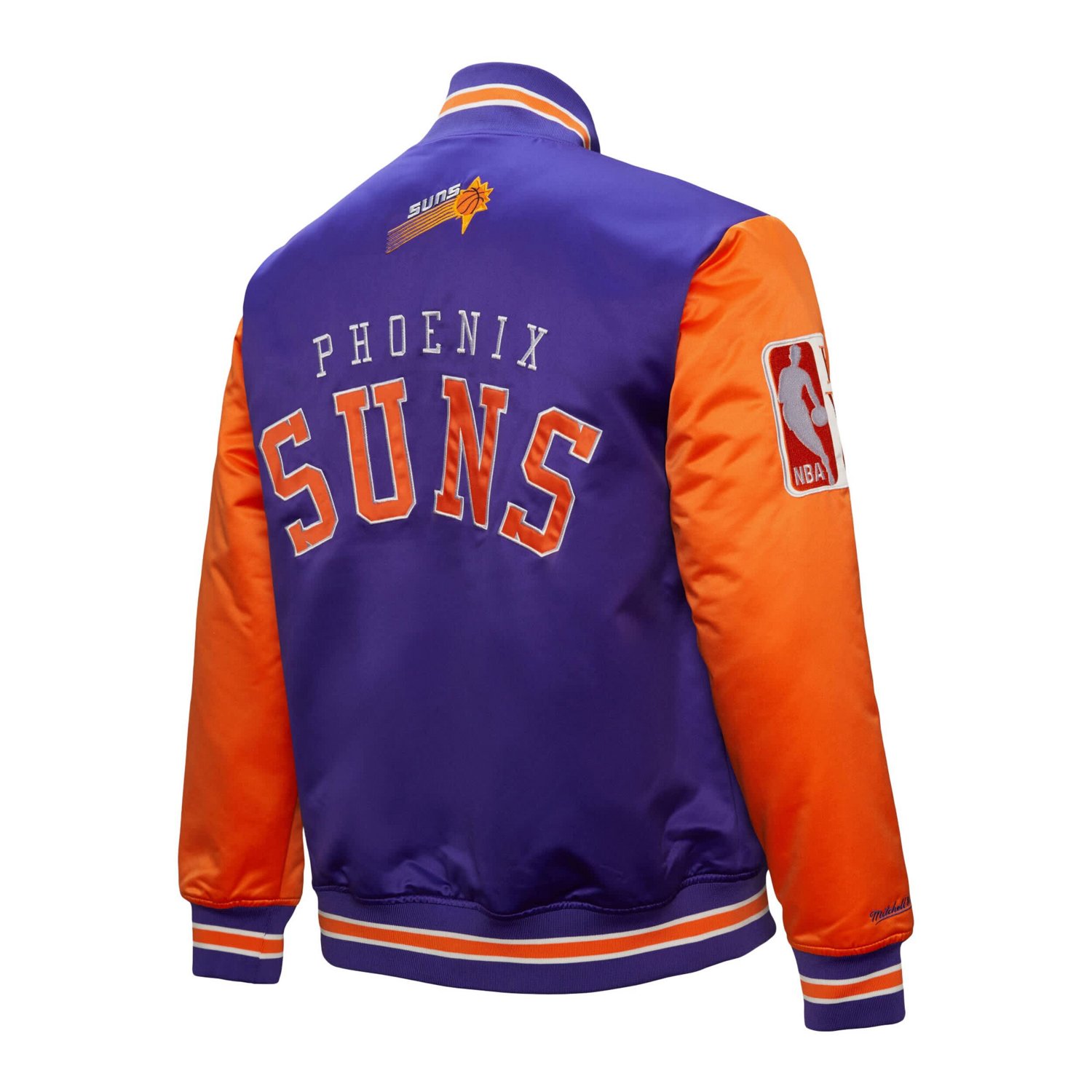 Mitchell  Ness Phoenix Suns Hardwood Classic Primetime Full-Snap Satin Jacket - view number 3